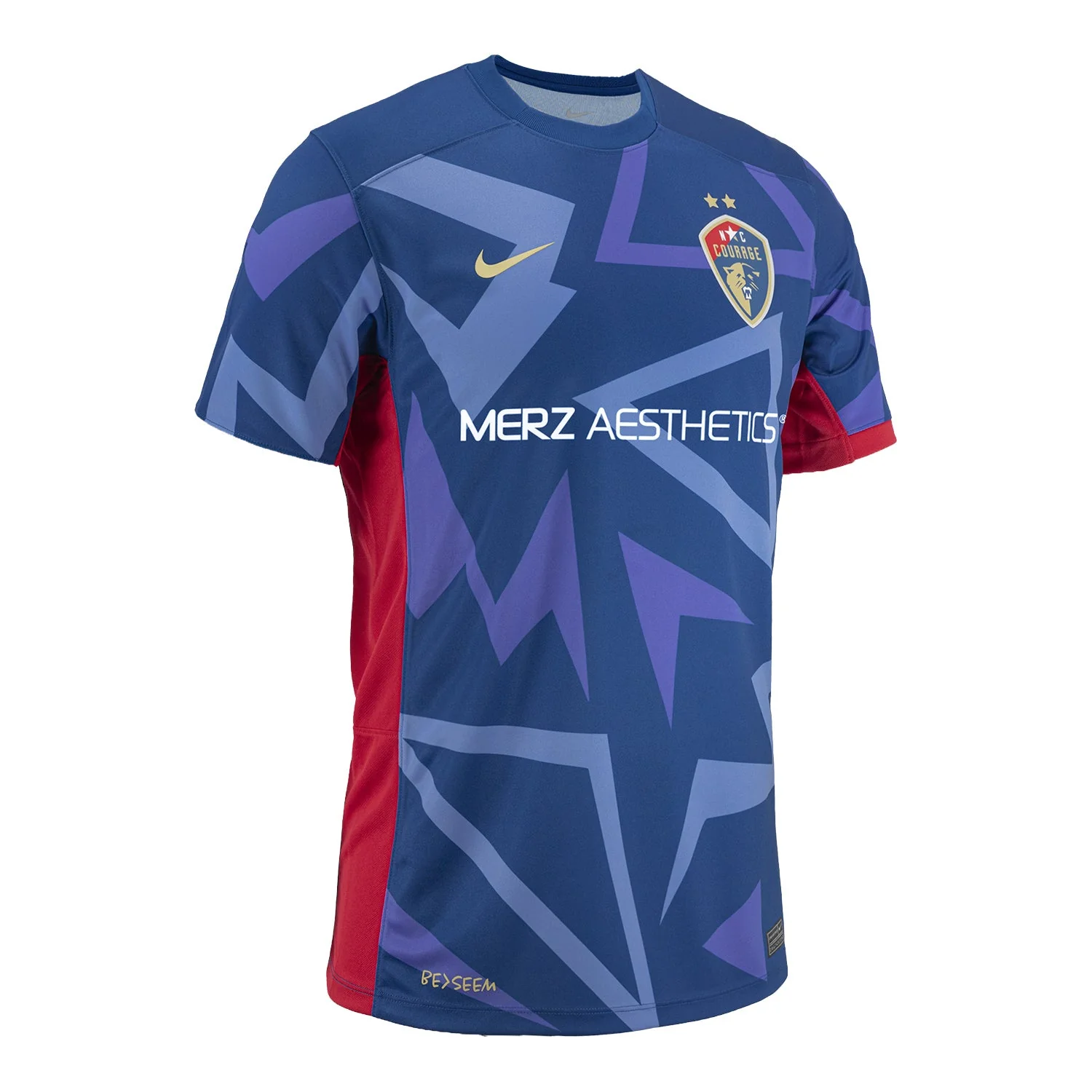 2024 Unisex NC Courage Nike Blue Primary Replica Customizable Jersey - Image 3
