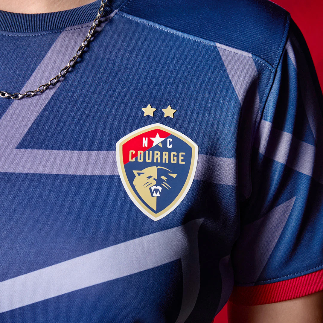 2024 Unisex NC Courage Nike Blue Primary Replica Customizable Jersey - Image 5