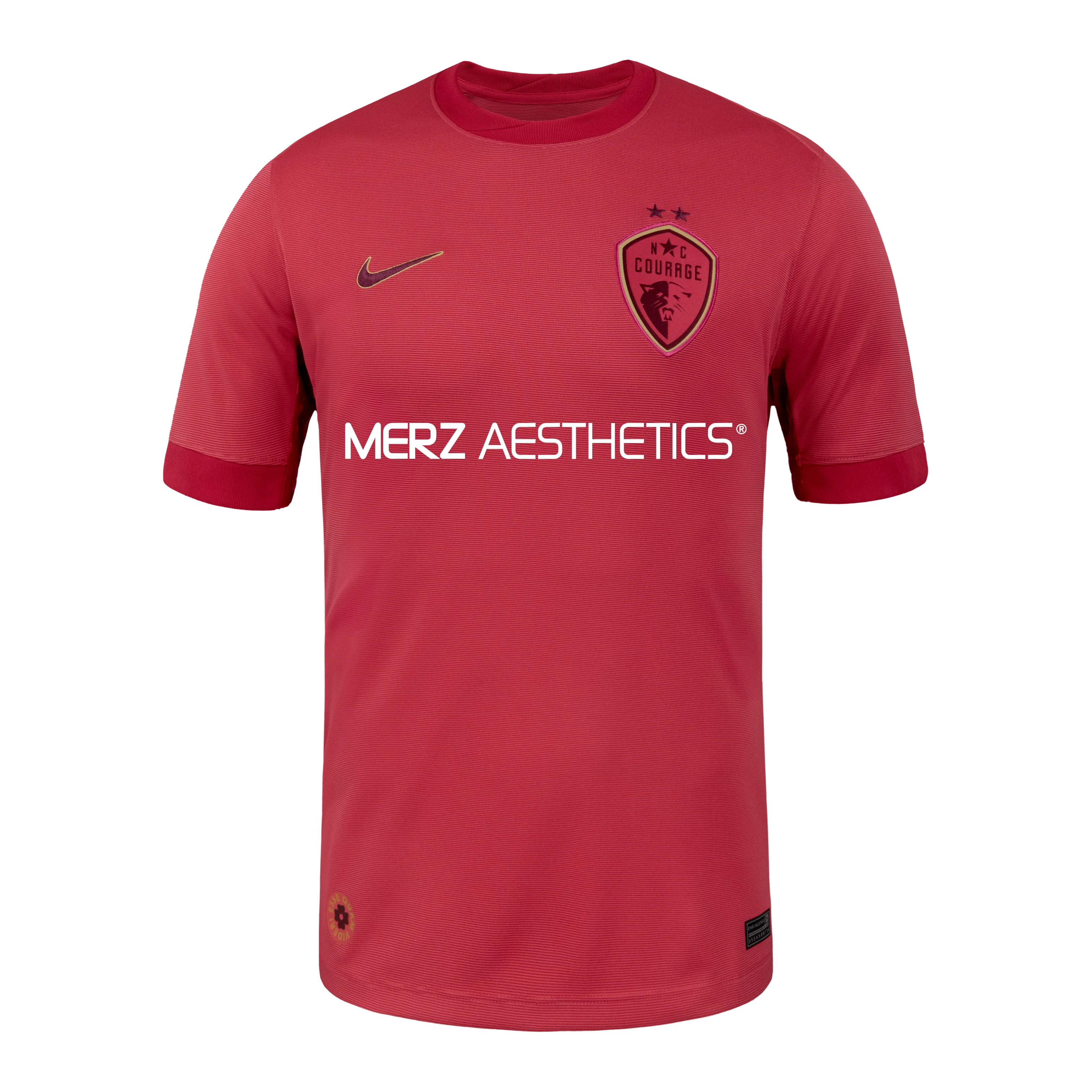2024 Unisex NC Courage Nike Pink Believe Secondary Replica Customizable Jersey