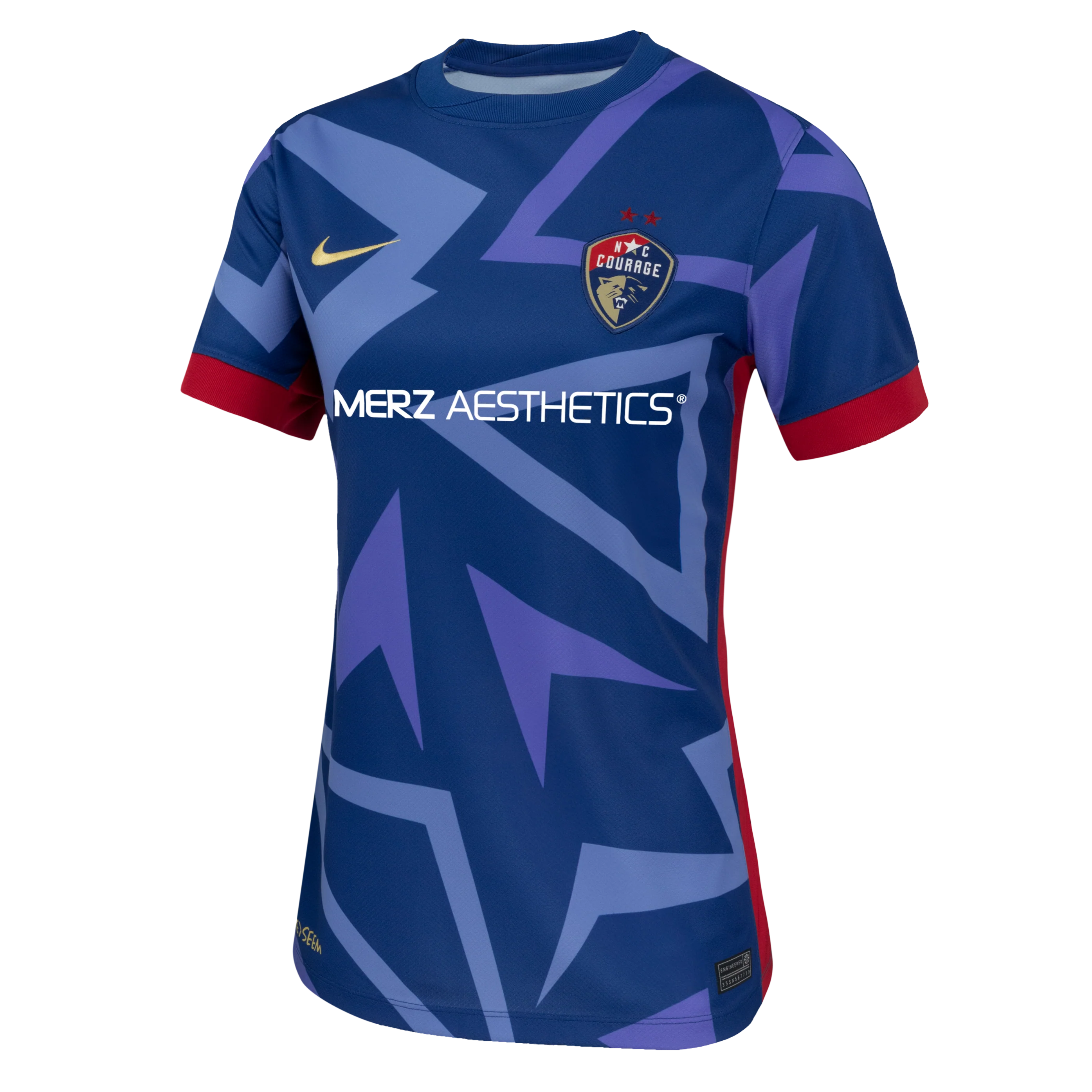 2024 Women's NC Courage Nike Blue Primary Replica Customizable Jersey - Image 3