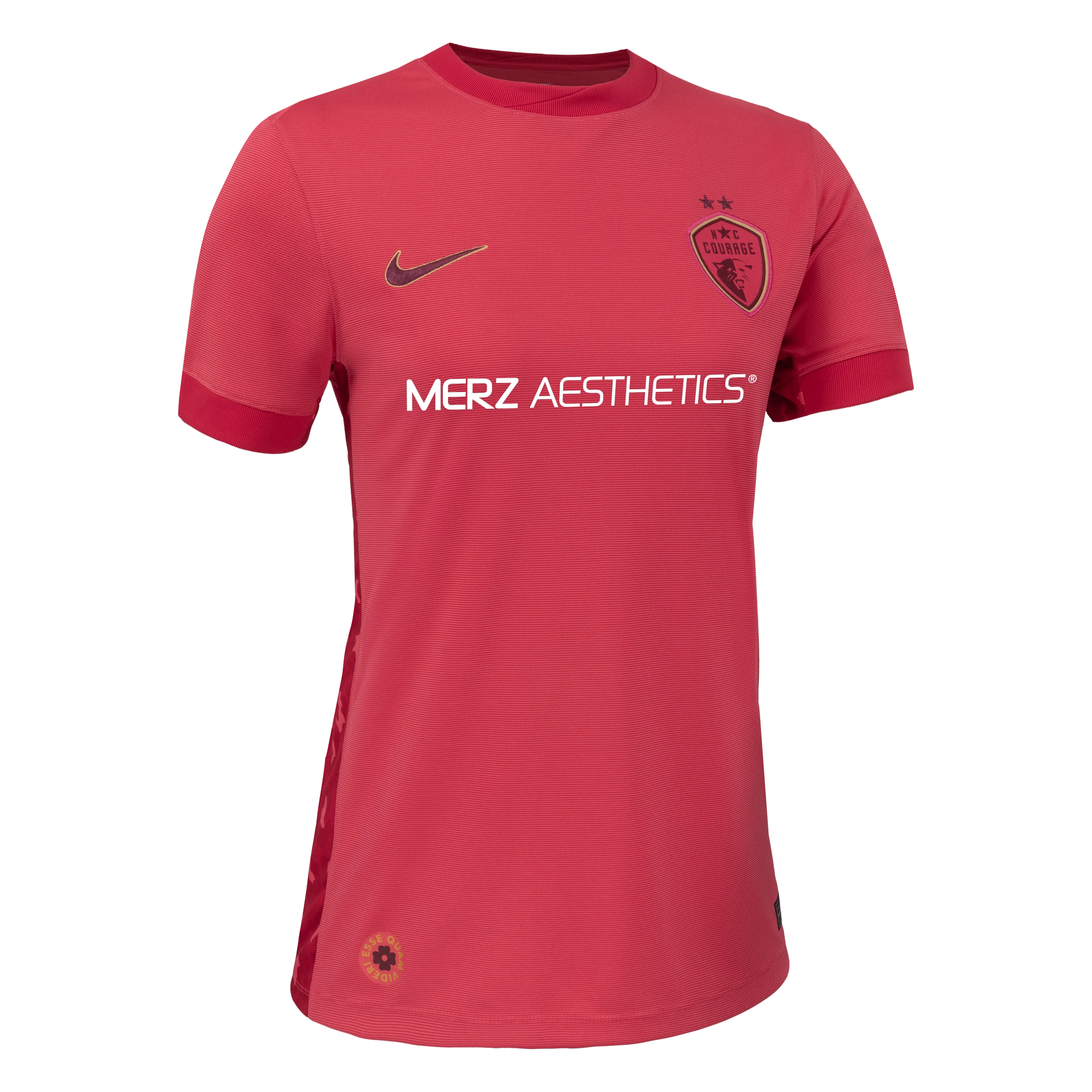 2024 Women's NC Courage Nike Pink Believe Secondary Replica Customizable Jersey - Image 3
