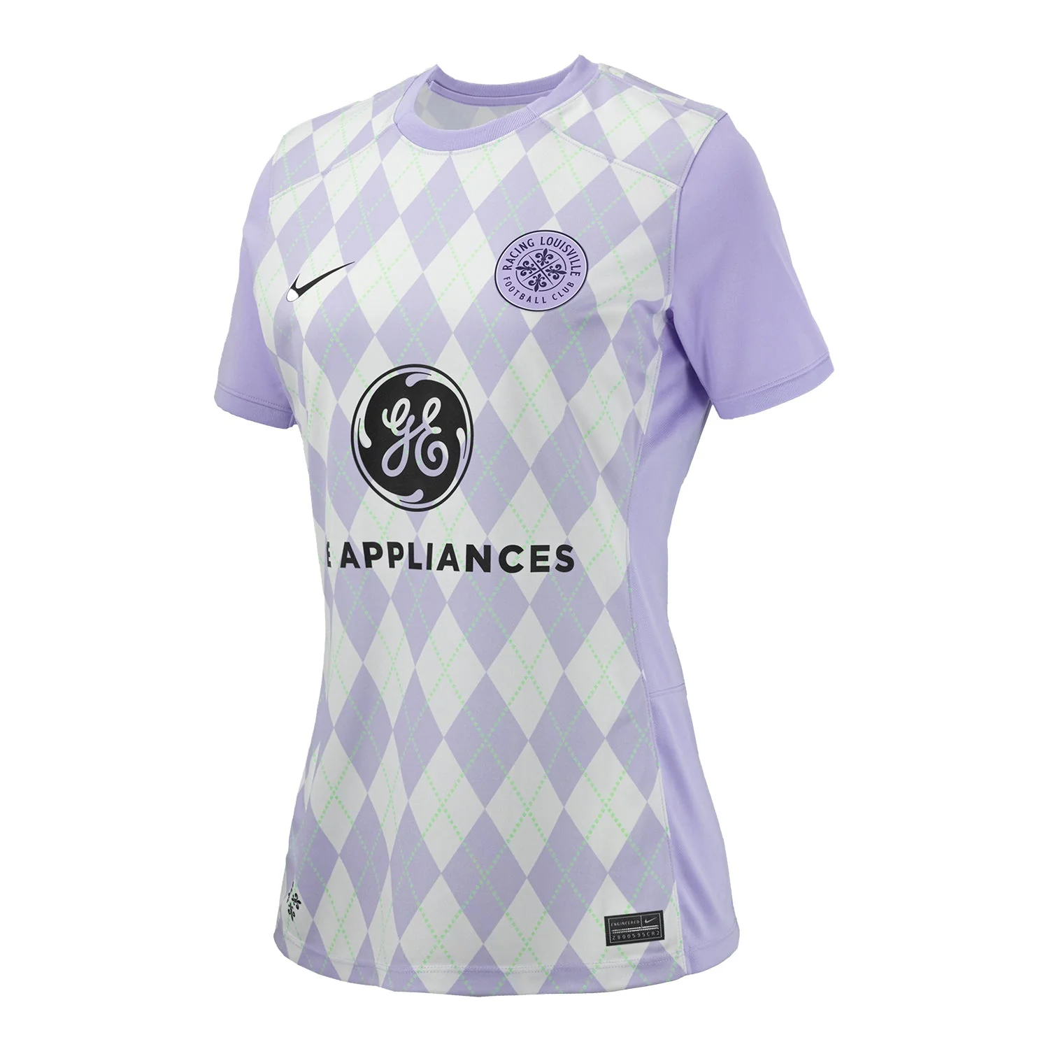 2024 Women's Racing Louisville Nike Lavender Primary Replica Customizable Jersey - Image 3
