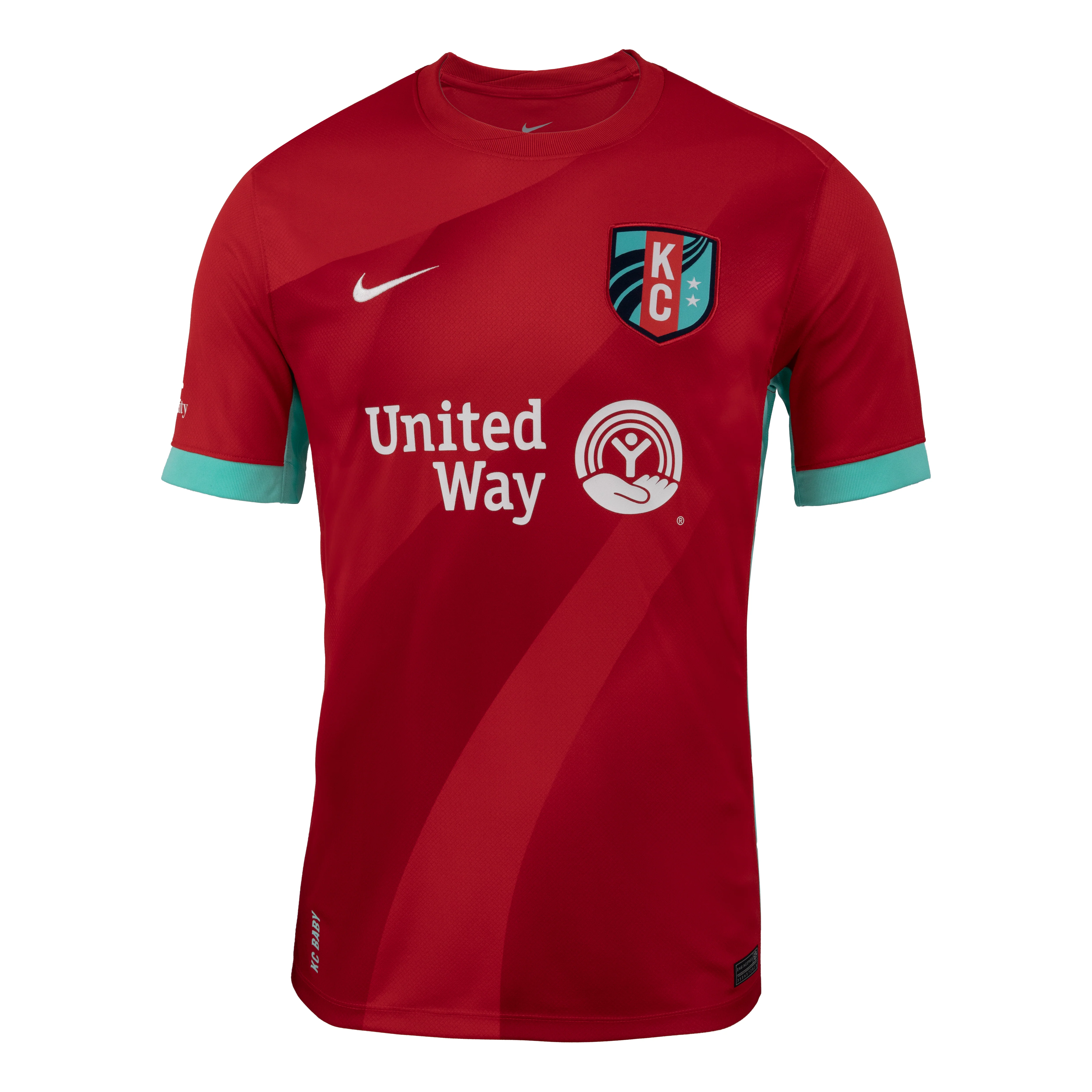 2024 Youth KC Current Nike Red Primary Replica Customizable Jersey