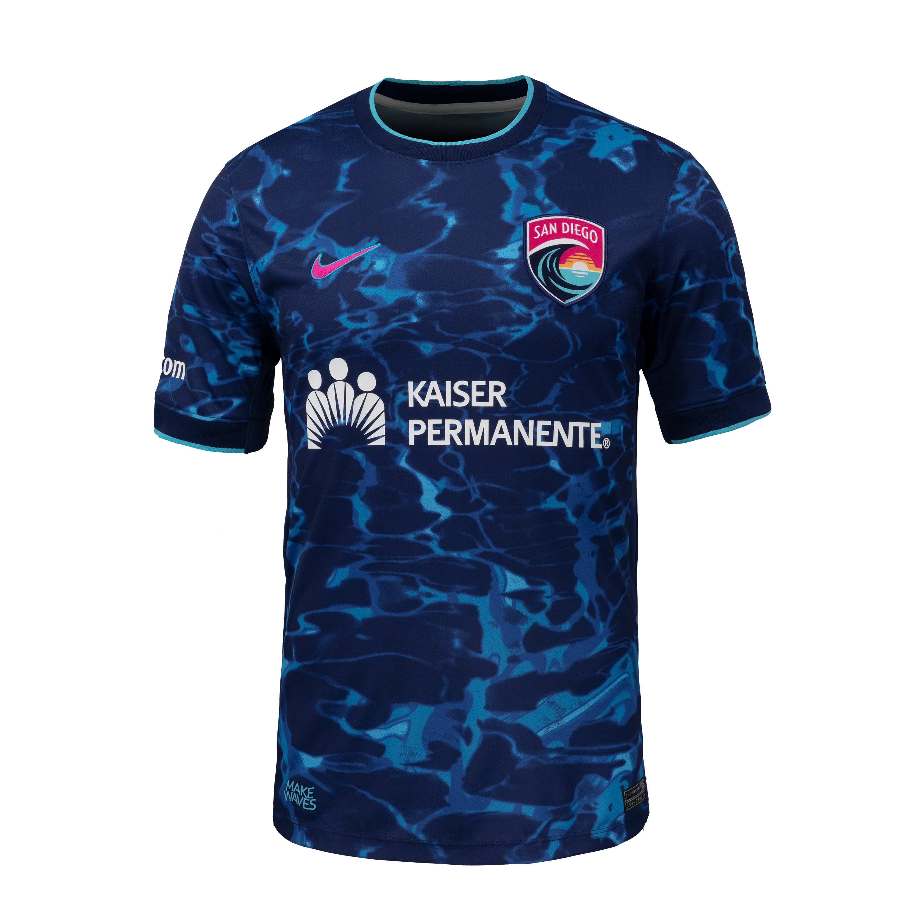2025 Unisex San Diego Wave Nike Blue Altamar Secondary Replica Customizable Jersey