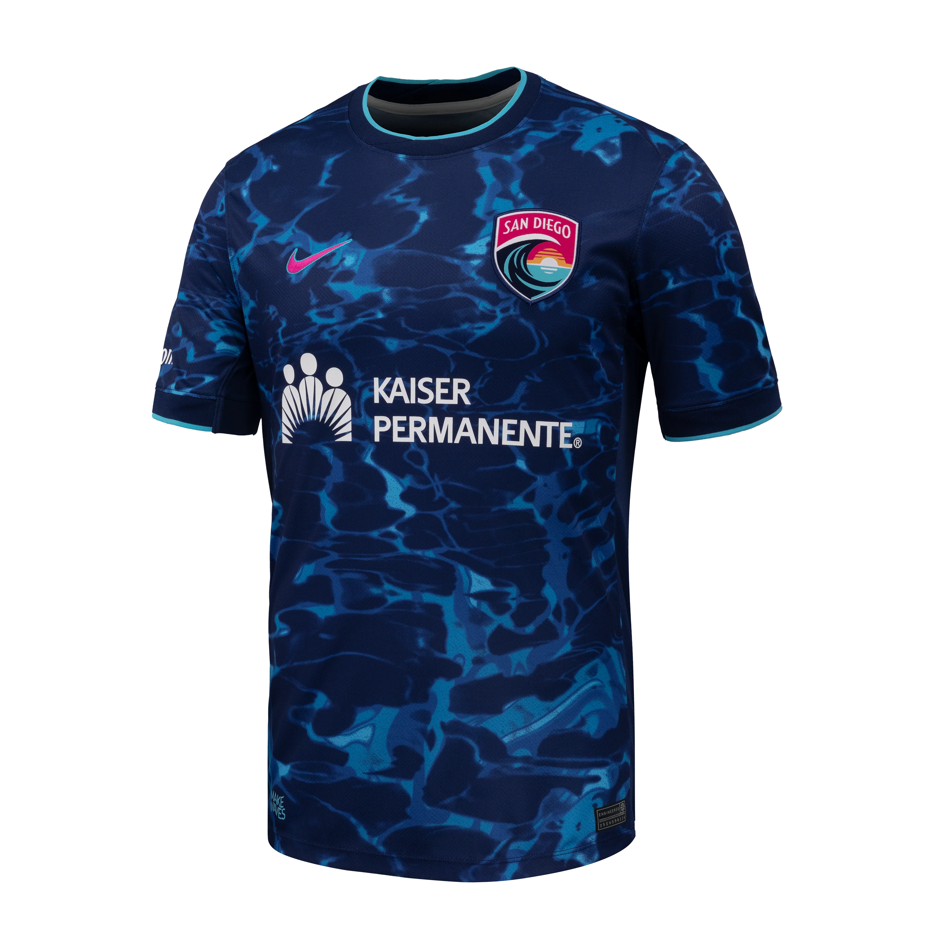 2025 Unisex San Diego Wave Nike Blue Altamar Secondary Replica Customizable Jersey - Image 3