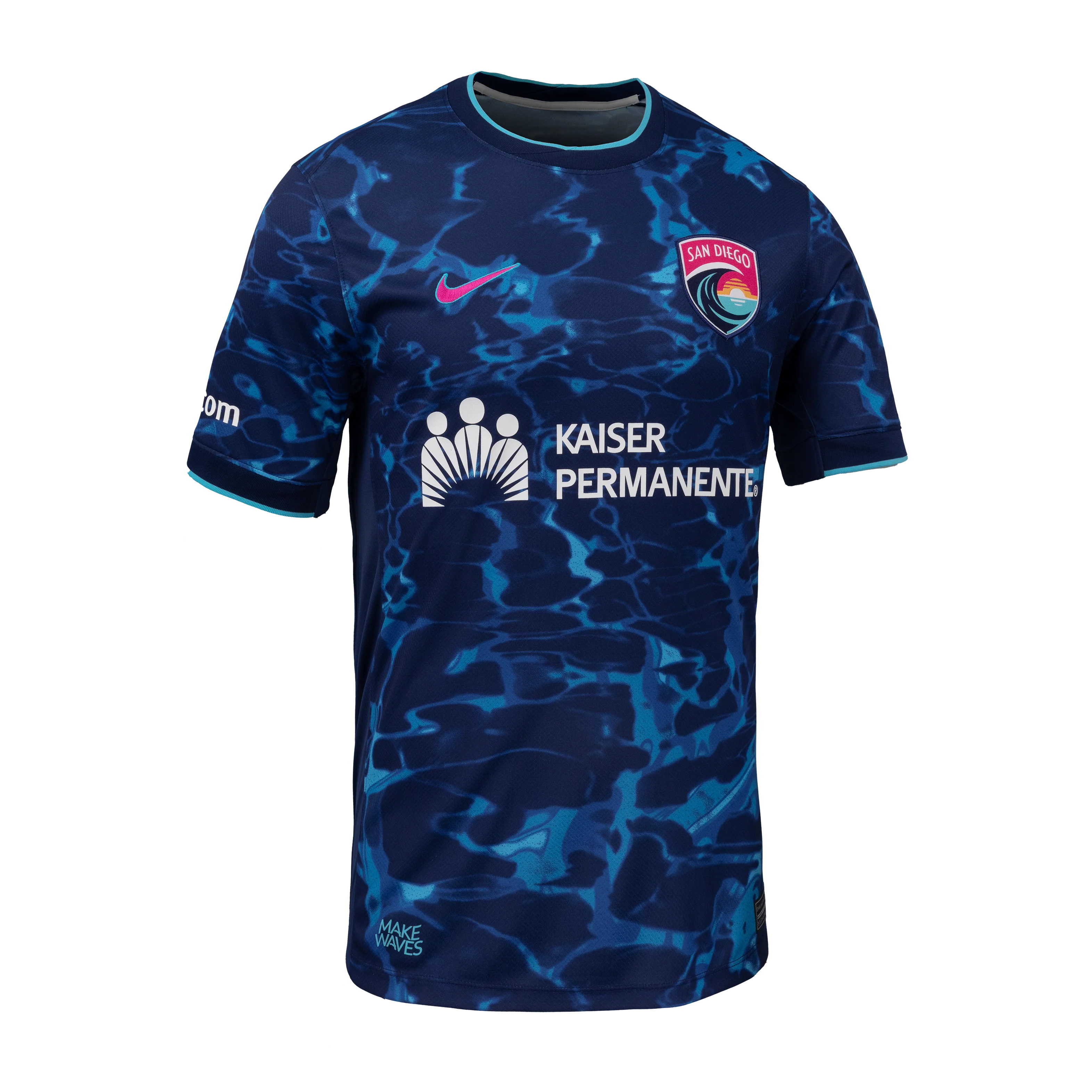 2025 Unisex San Diego Wave Nike Blue Altamar Secondary Replica Customizable Jersey - Image 4