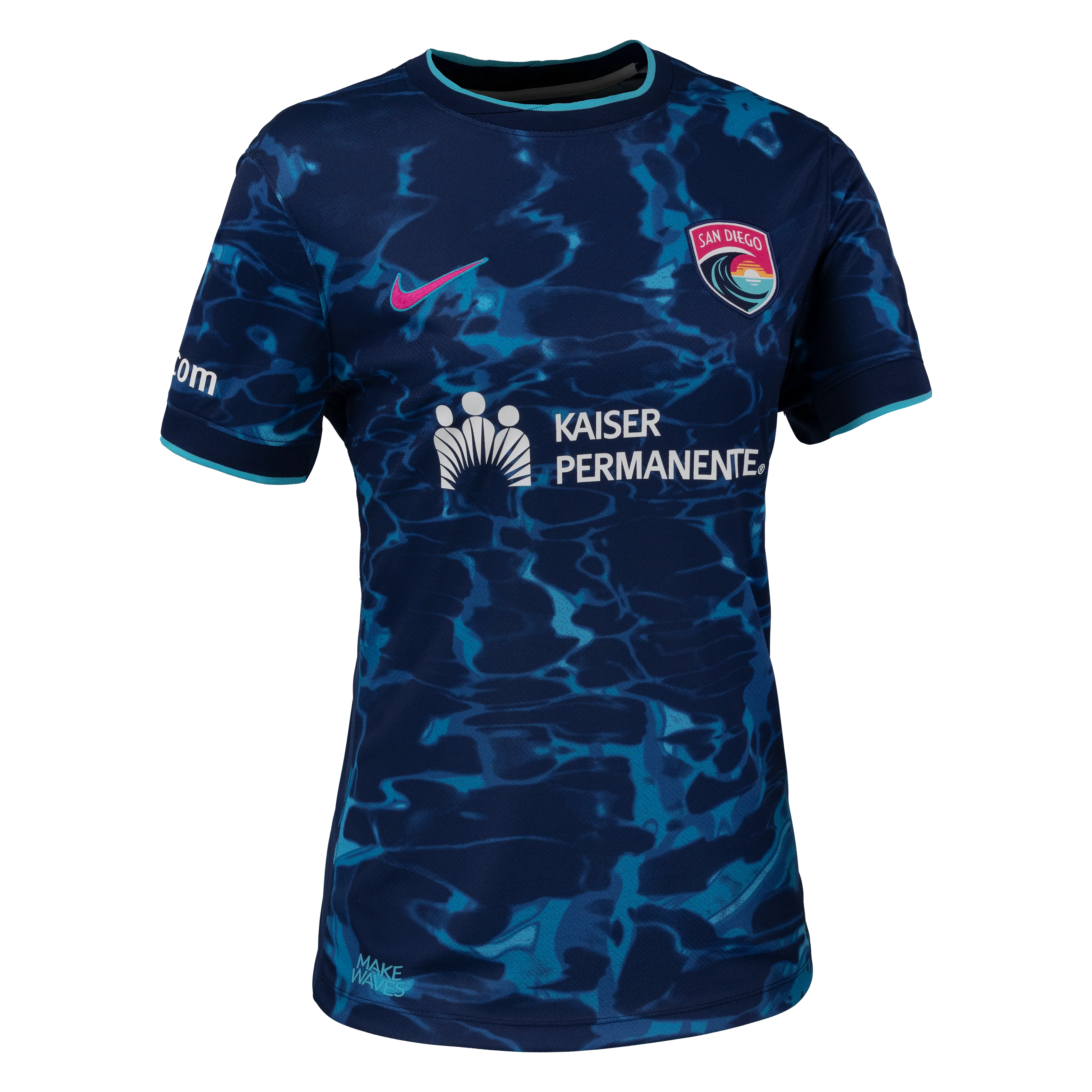 2025 Women's San Diego Wave Nike Blue Altamar Secondary Replica Customizable Jersey - Image 4