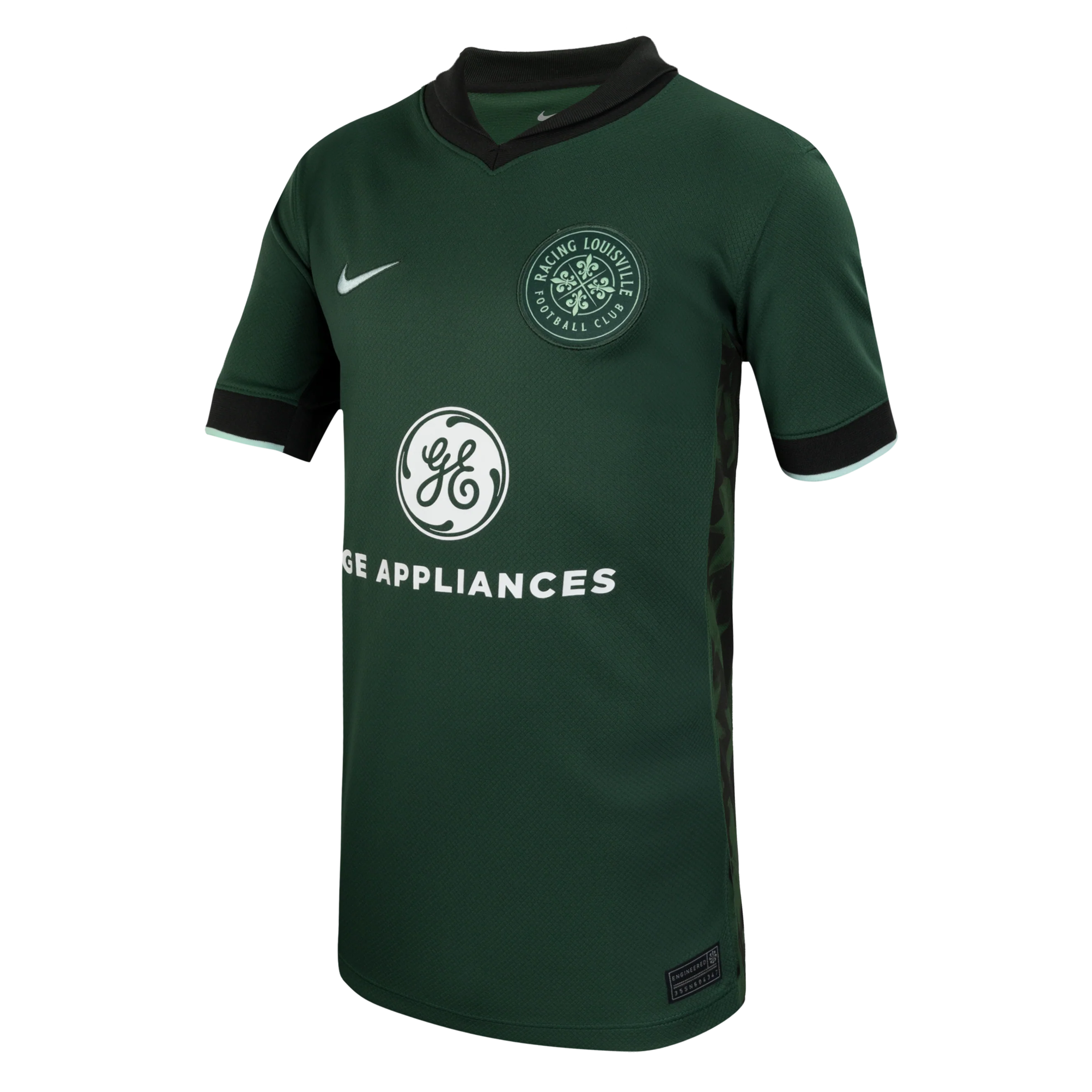 2025 Youth Racing Louisville Nike Green Roots Secondary Replica Customizable Jersey - Image 3