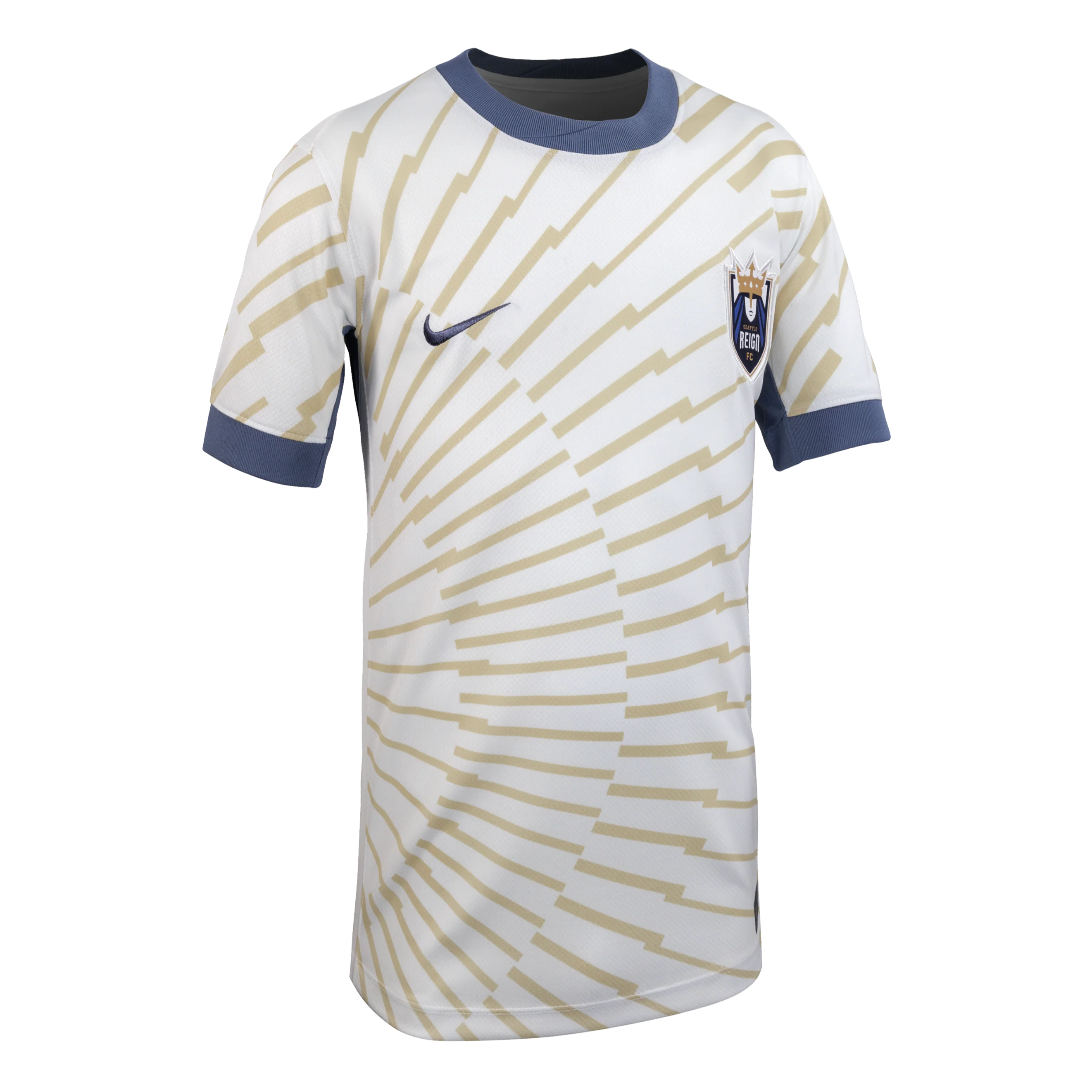 2025 Youth Seattle Reign FC Nike White Rise Secondary Replica Customizable Jersey - Image 4
