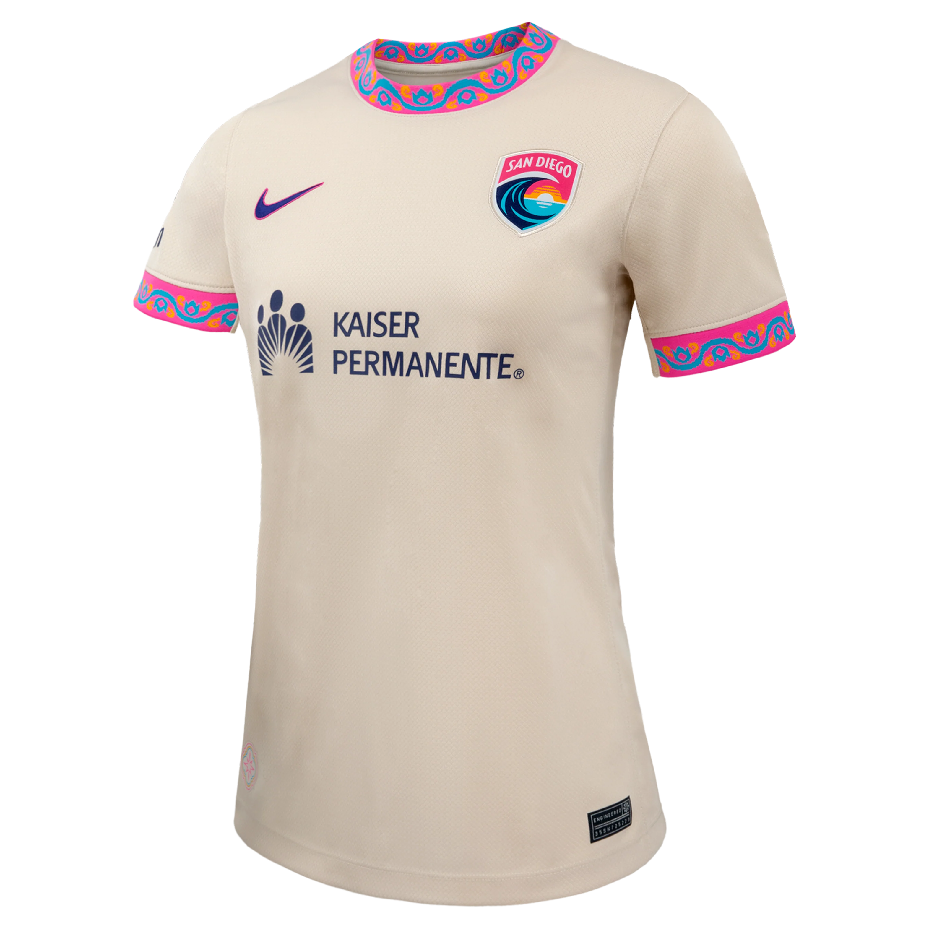 2026 Women's San Diego Wave FC Nike Primary Balboa Park Replica Customizable Jersey - Image 3