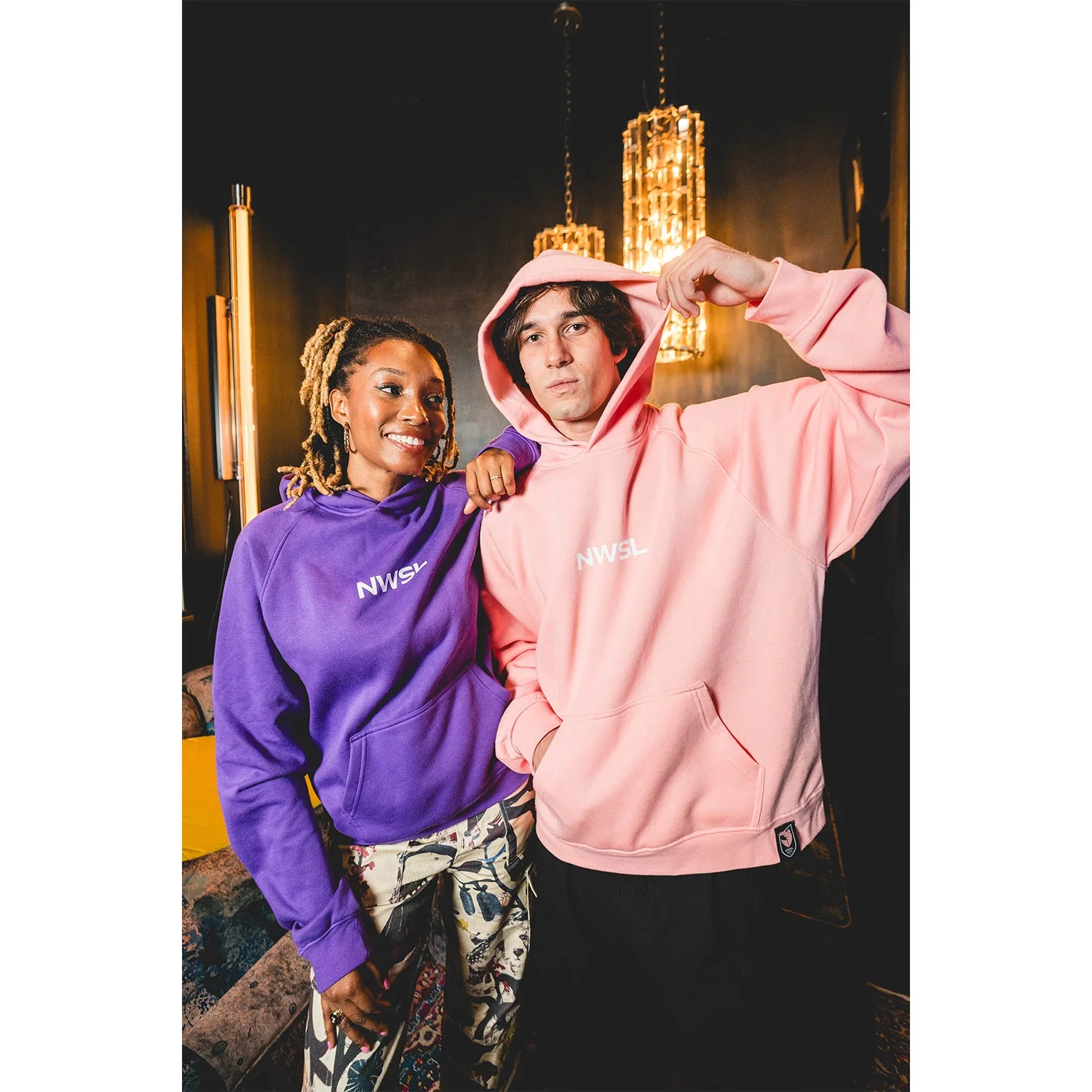 Unisex Angel City FC Pink NWSL Hoodie - Image 3