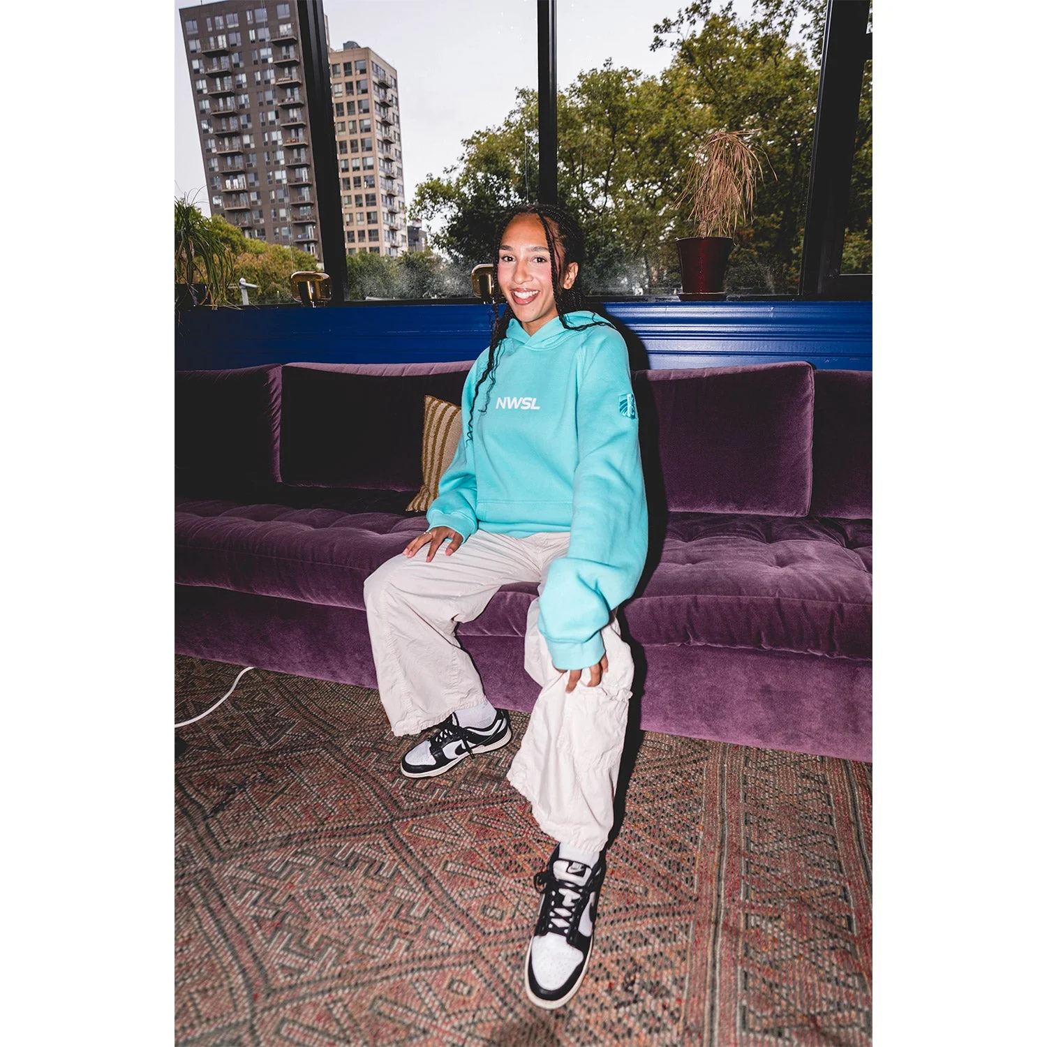 Unisex KC Current Teal NWSL Hoodie - Image 5