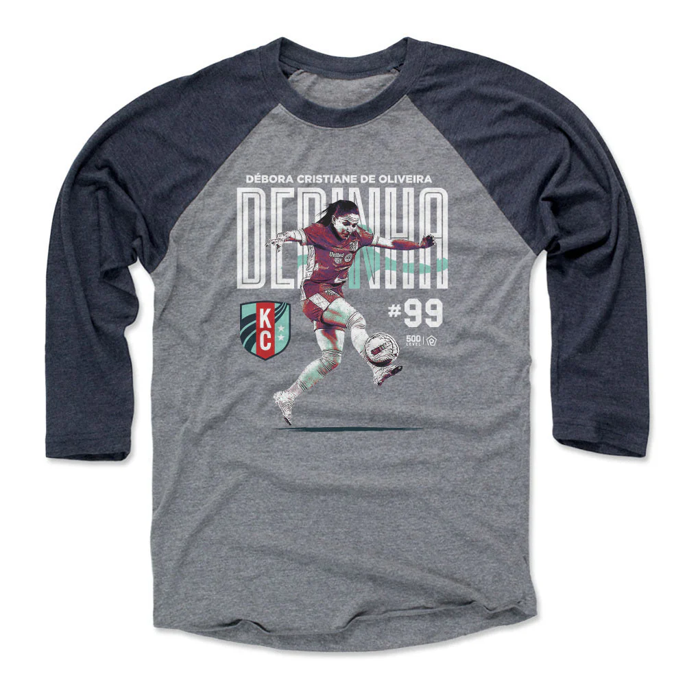 Unisex KC Current Debinha Bitmap Raglan - Image 2