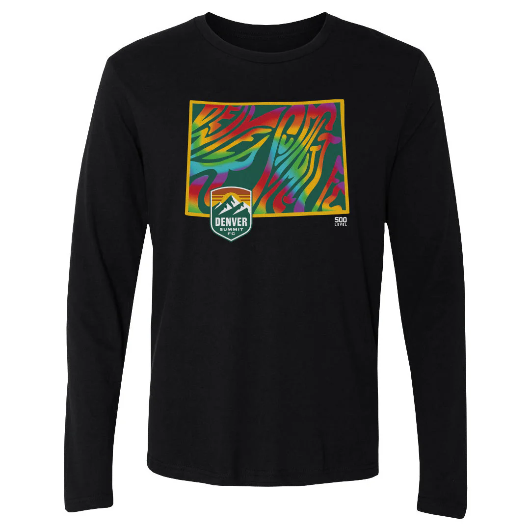 Unisex Denver Summit FC 2026 Pride Long Sleeve Tee