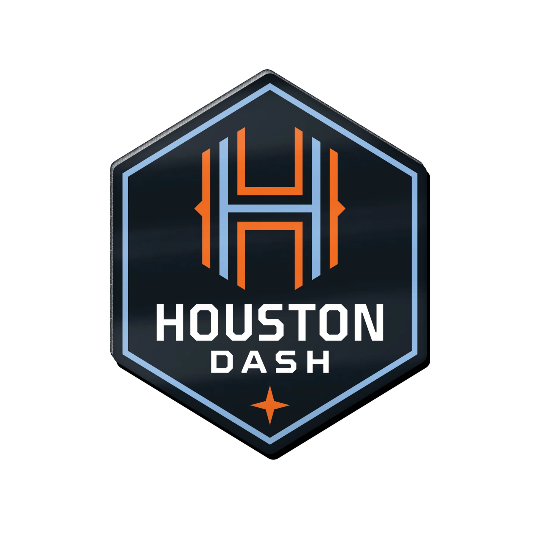 Houston Dash Acrylic Crest Pin