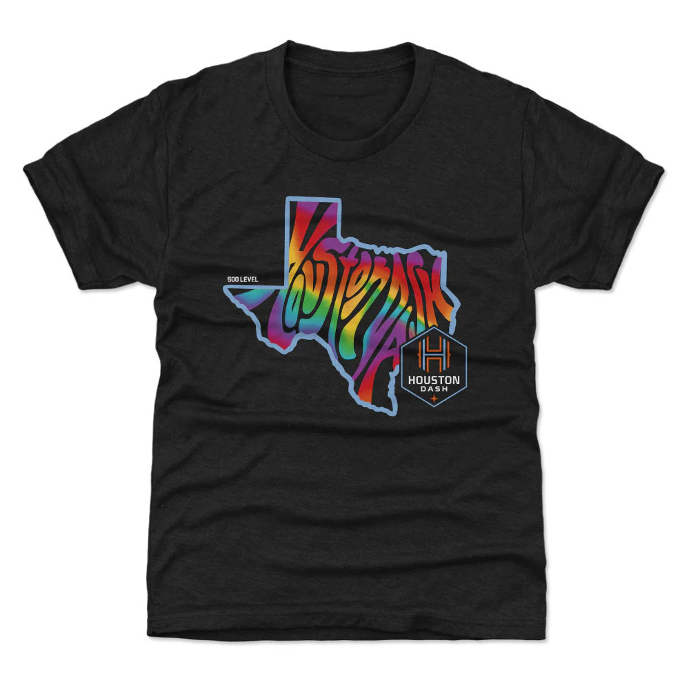 Youth Houston Dash 2026 Pride Tee