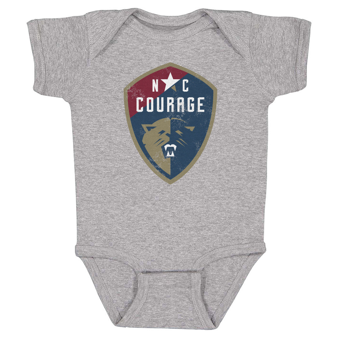 Infant NC Courage Vintage Primary Logo Onesie - Image 2
