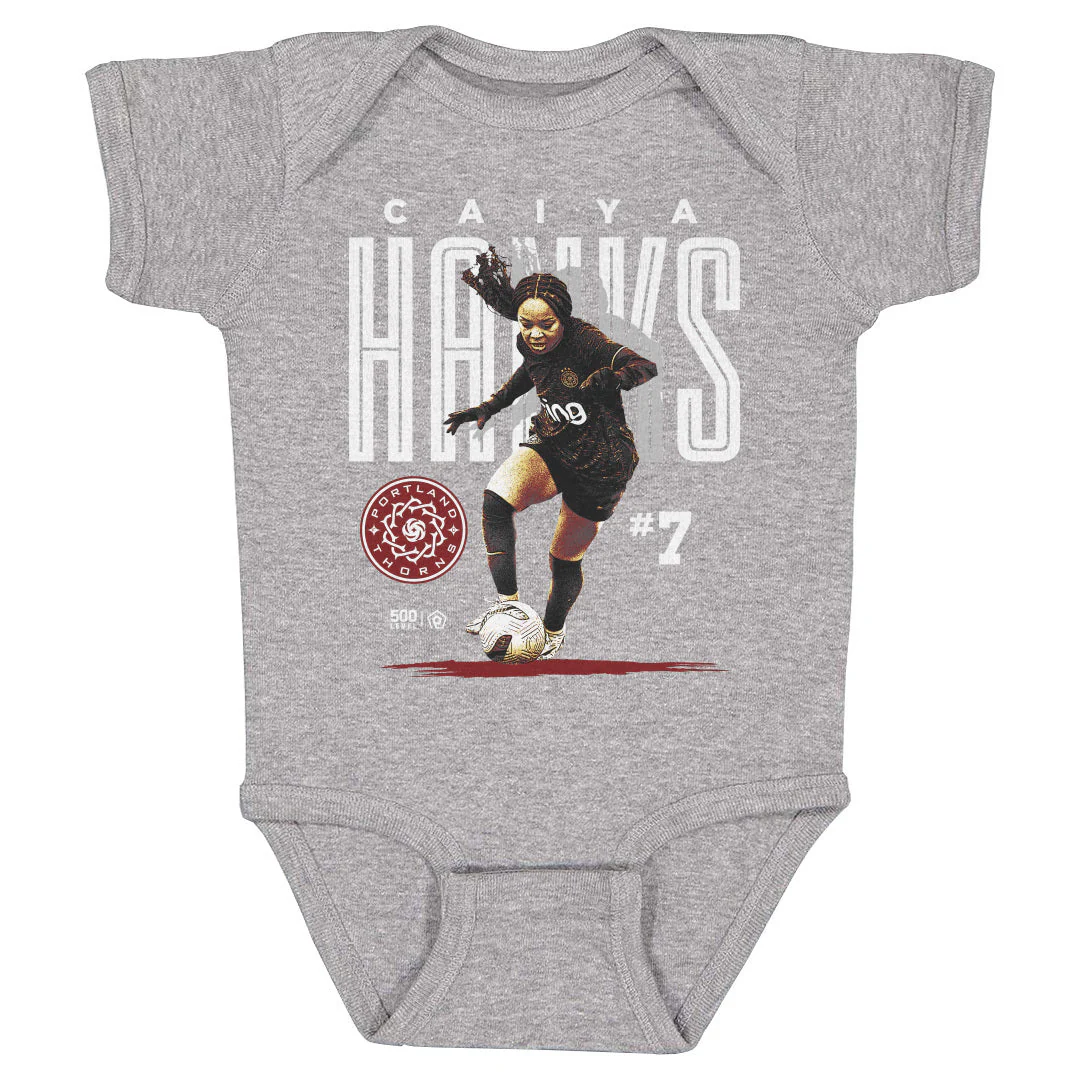 Infant Portland Thorns Caiya Hanks Bitmap Onesie - Image 2