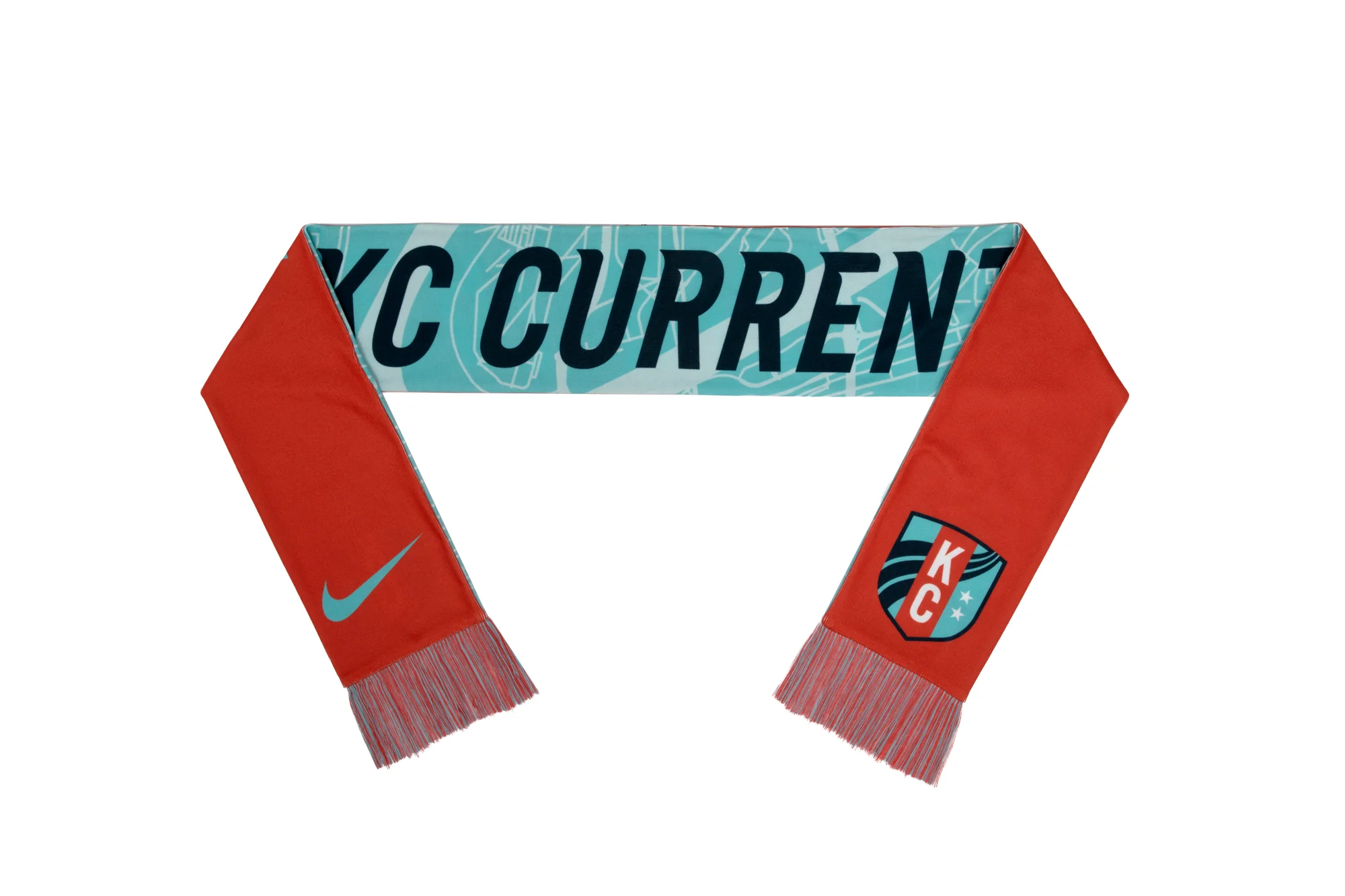 KC Current Nike Teal Rising Scarf - Image 2