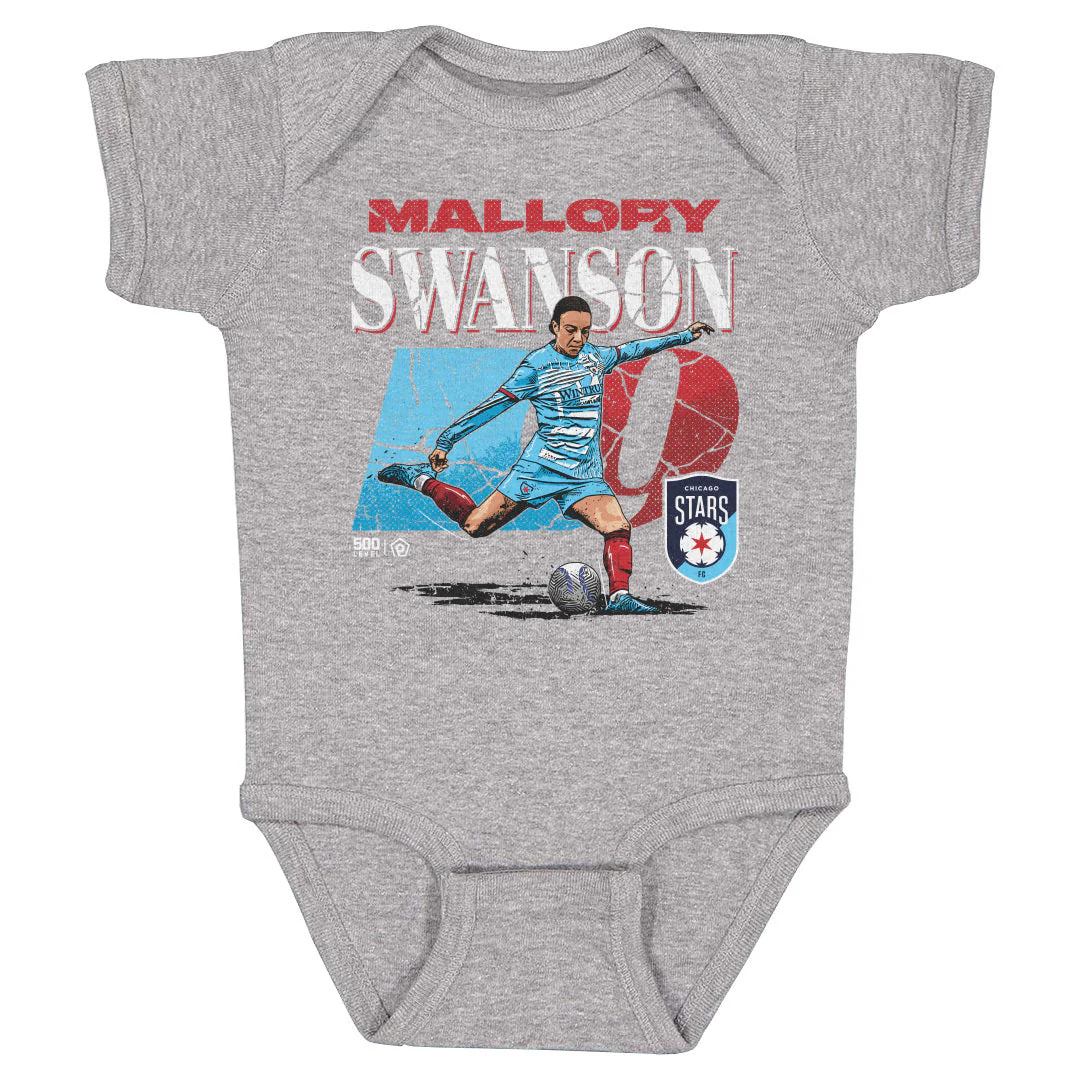 Infant Chicago Stars Mallory Swanson Cracked Number Onesie
