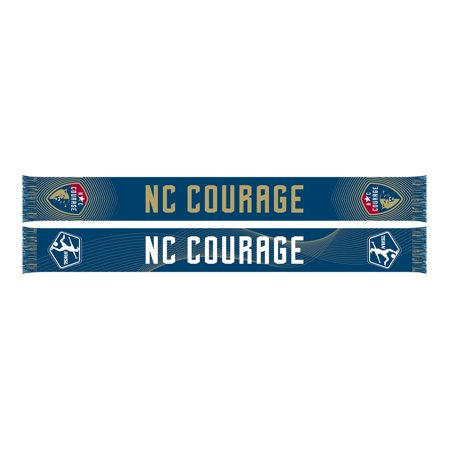 NC Courage Blue 2024 NWSL Draft Scarf