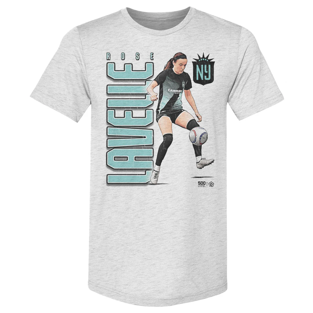 Unisex NJ/NY Gotham FC Rose Lavelle Retro Premium Tee - Image 2