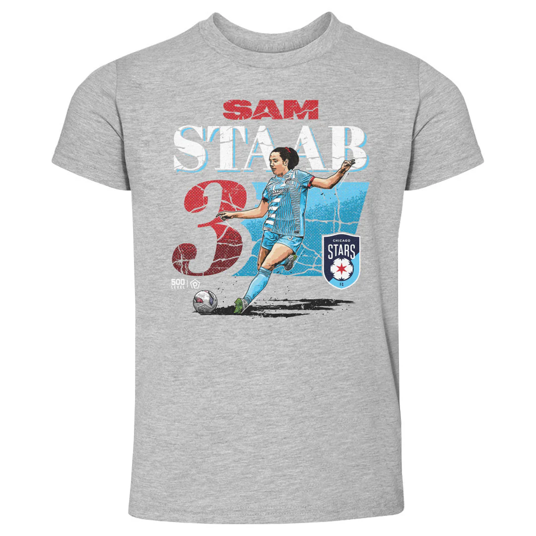 Toddler Chicago Stars Sam Staab Cracked Number Tee
