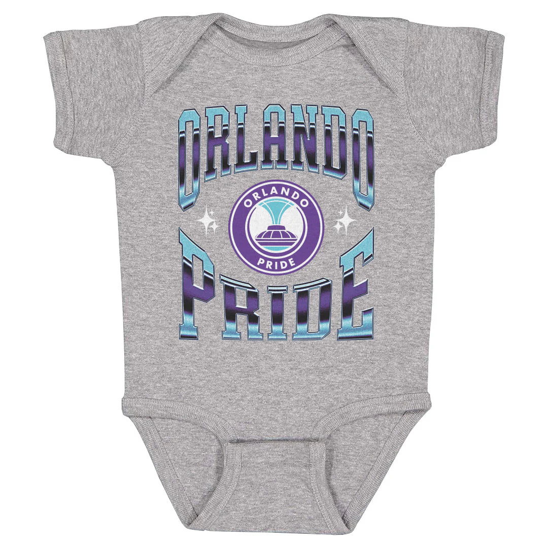 Toddler Orlando Pride Vintage Primary Logo Onesie