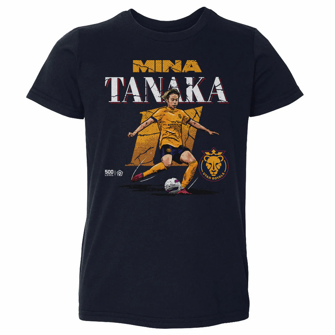 Toddler Utah Royals Mina Tanaka Cracked Number Tee