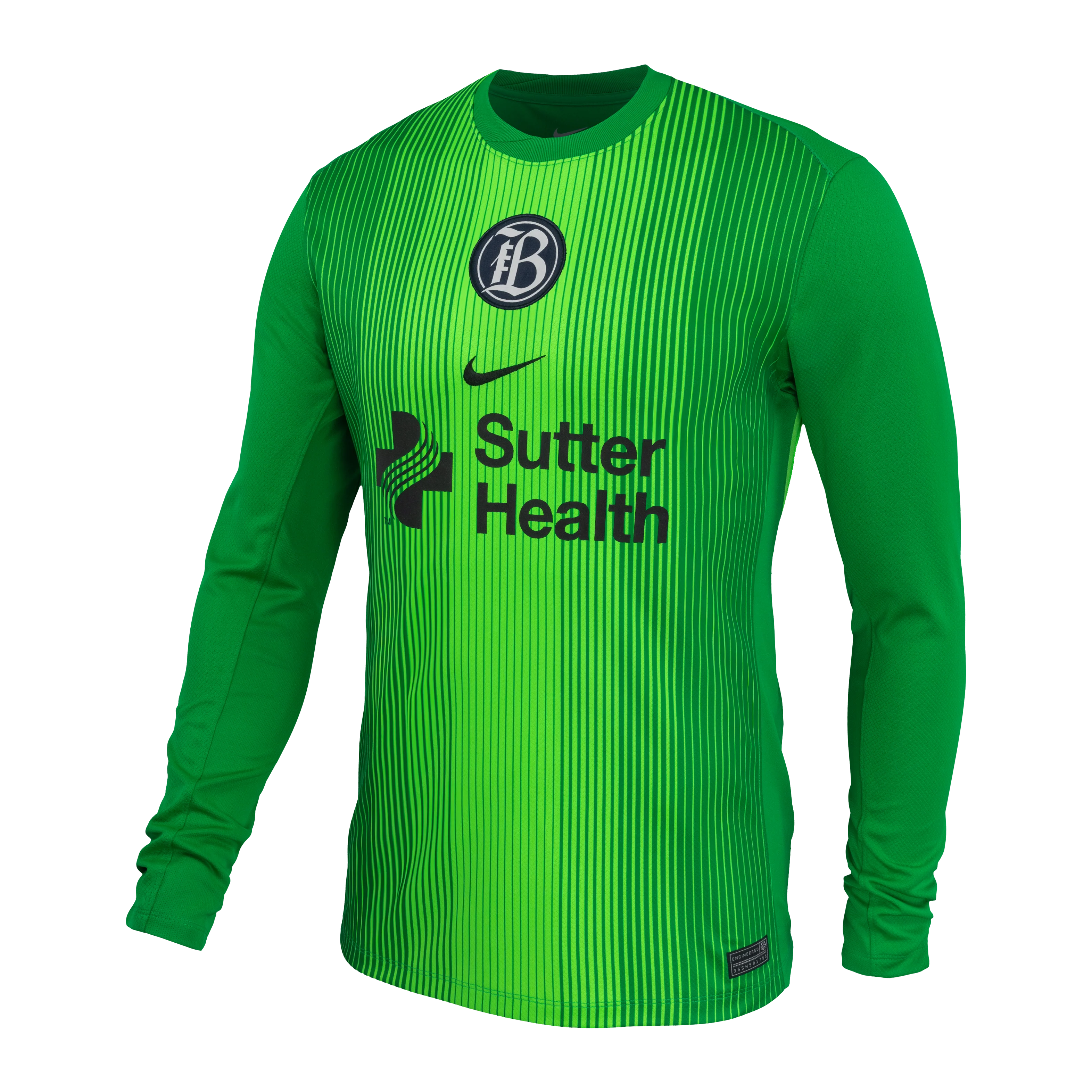 Unisex Bay FC Nike Green 2025 Replica Goalkeeper Jersey - Image 2