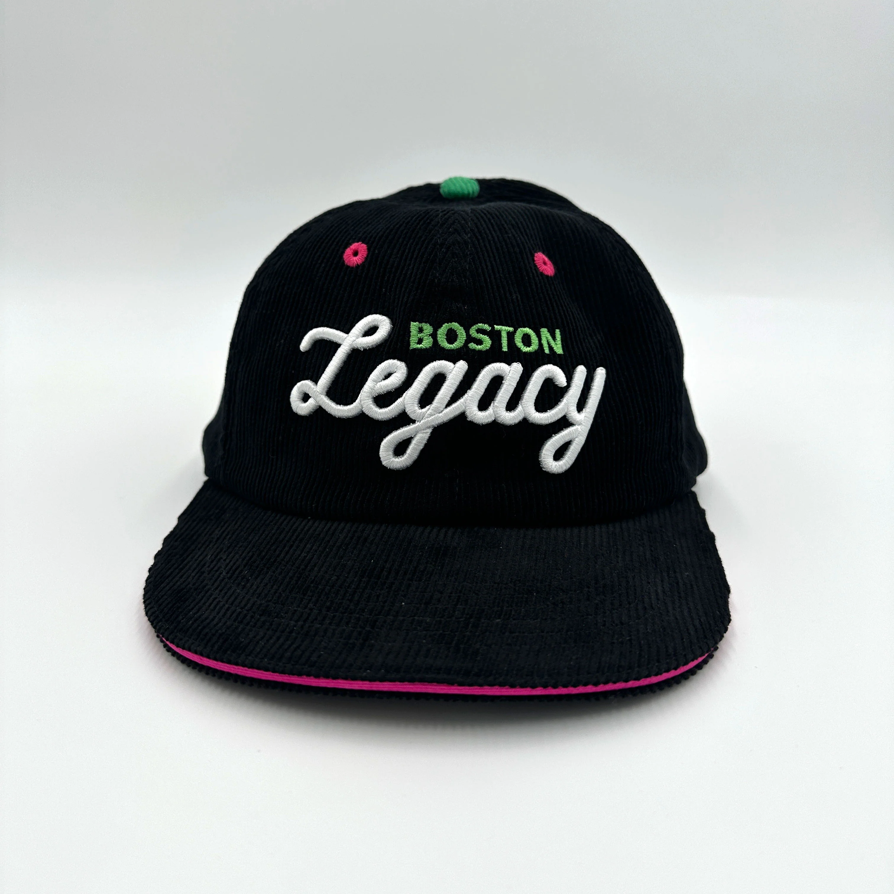 Unisex Boston Legacy FC Black Cord Hat - Image 3