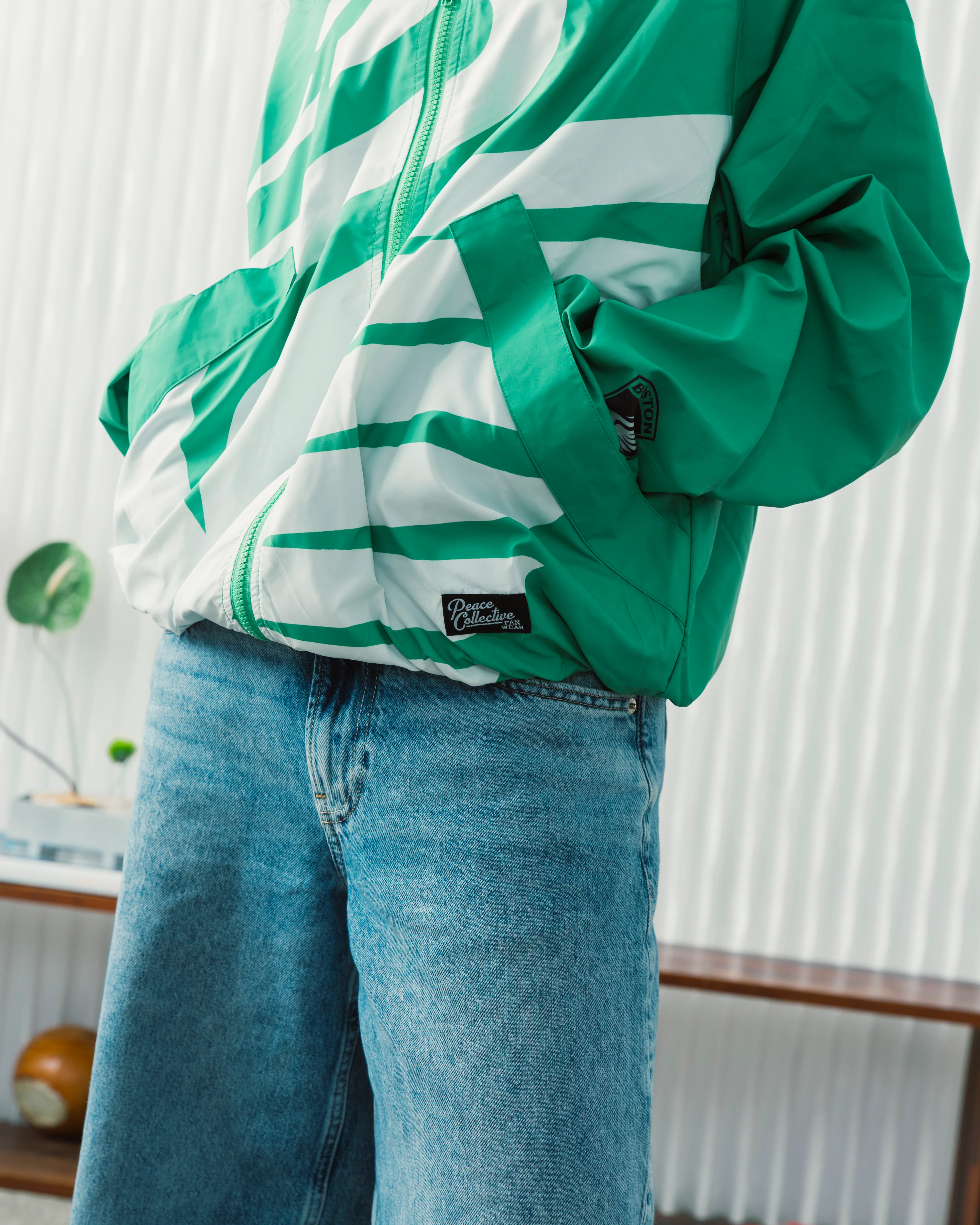 Unisex Boston Legacy FC Emblem Nylon Jacket - Image 4