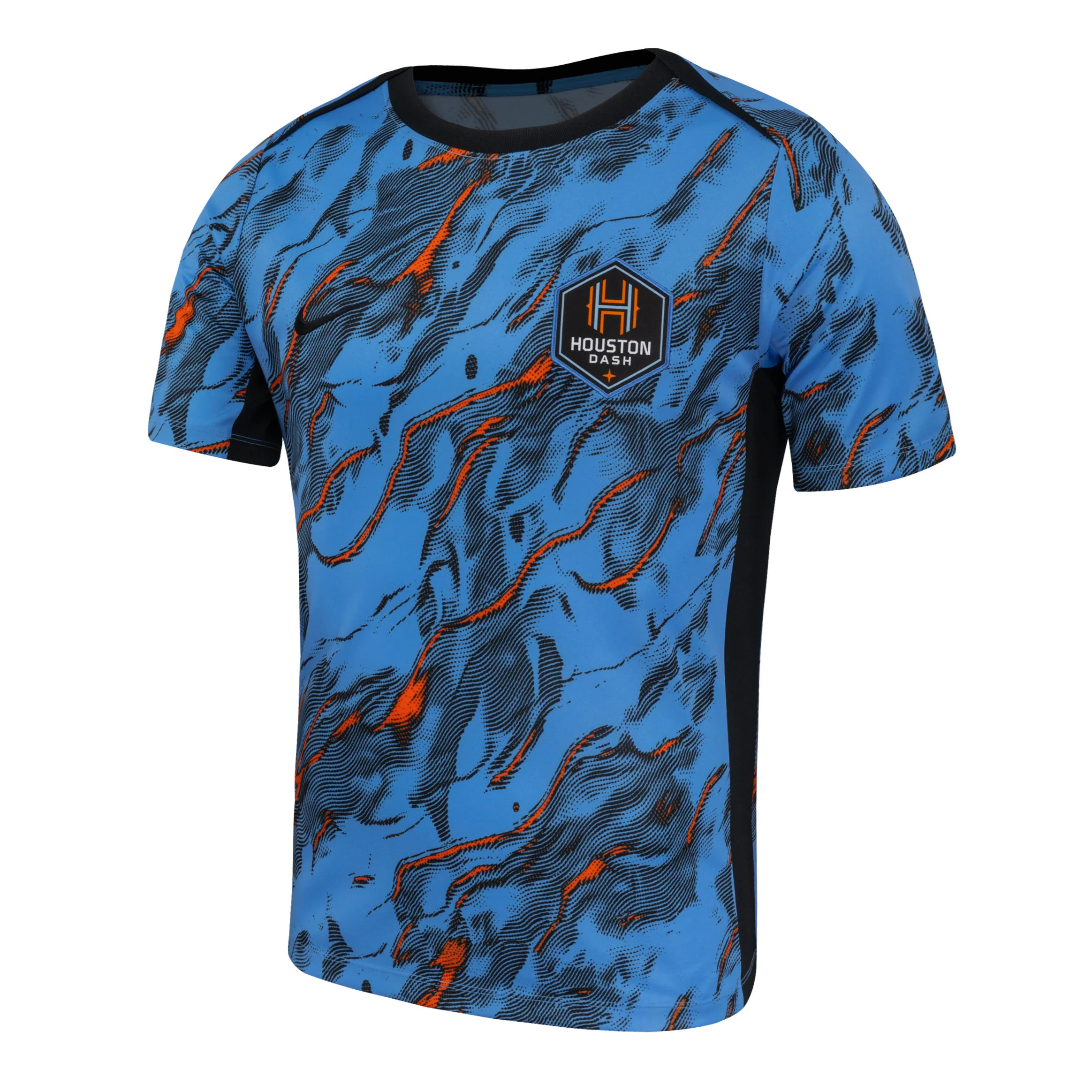 Unisex Houston Dash Nike Blue 2025 Pre-Match Top - Image 2
