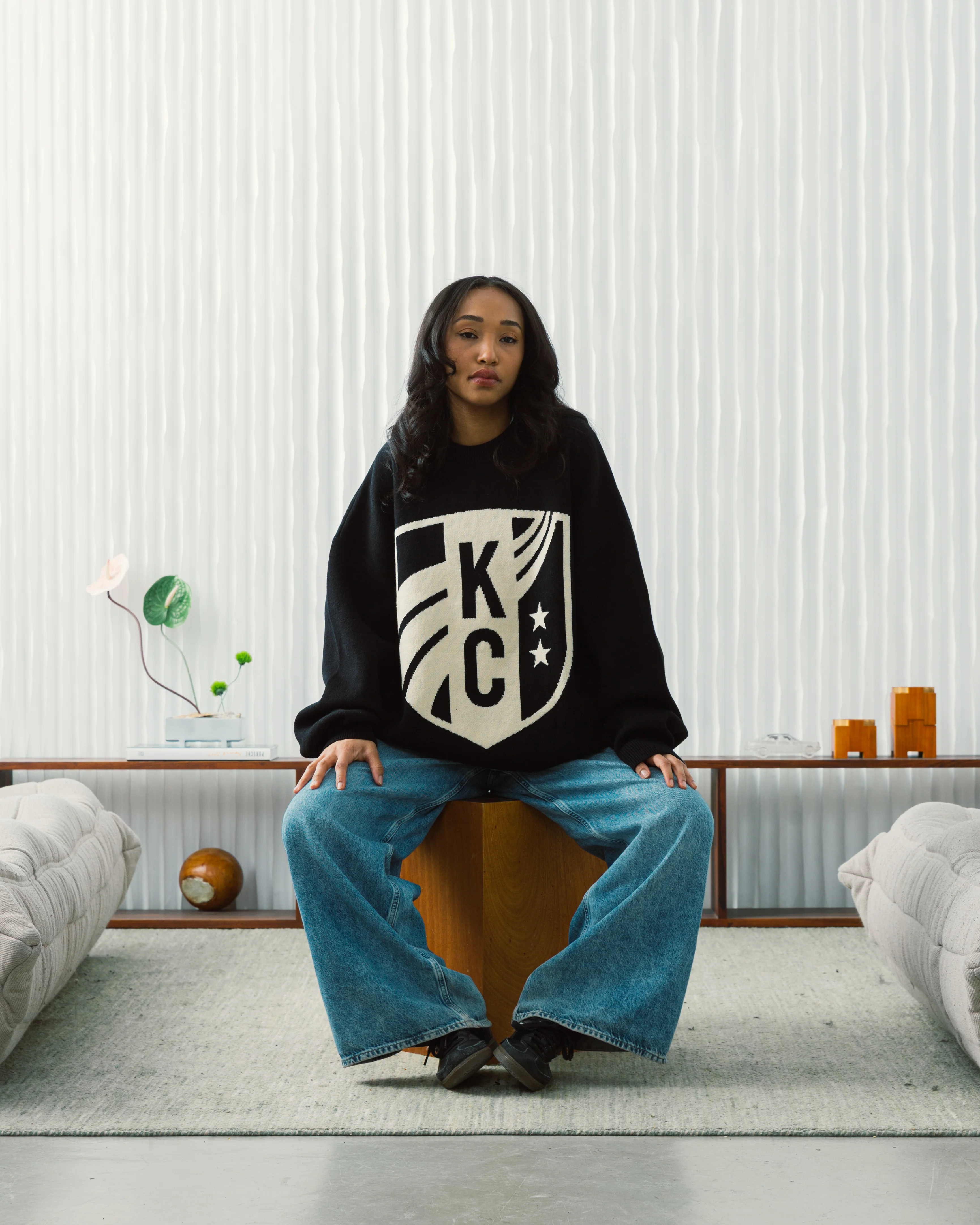Unisex KC Current Essentials Knit Sweater - Image 2