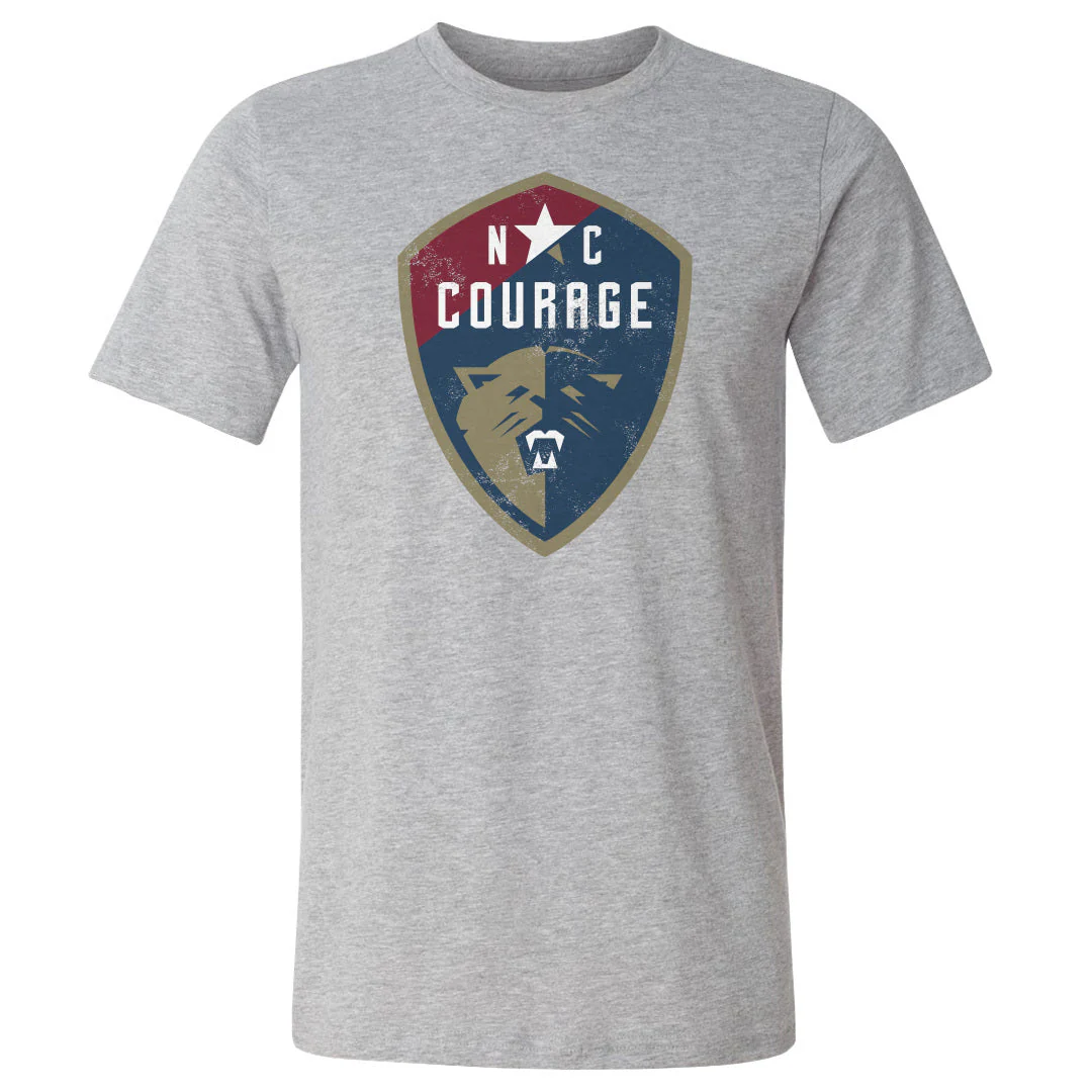 Unisex NC Courage Vintage Primary Logo Tee - Image 2
