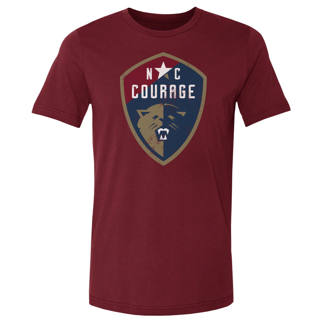 Unisex NC Courage Vintage Primary Logo Tee - Image 7