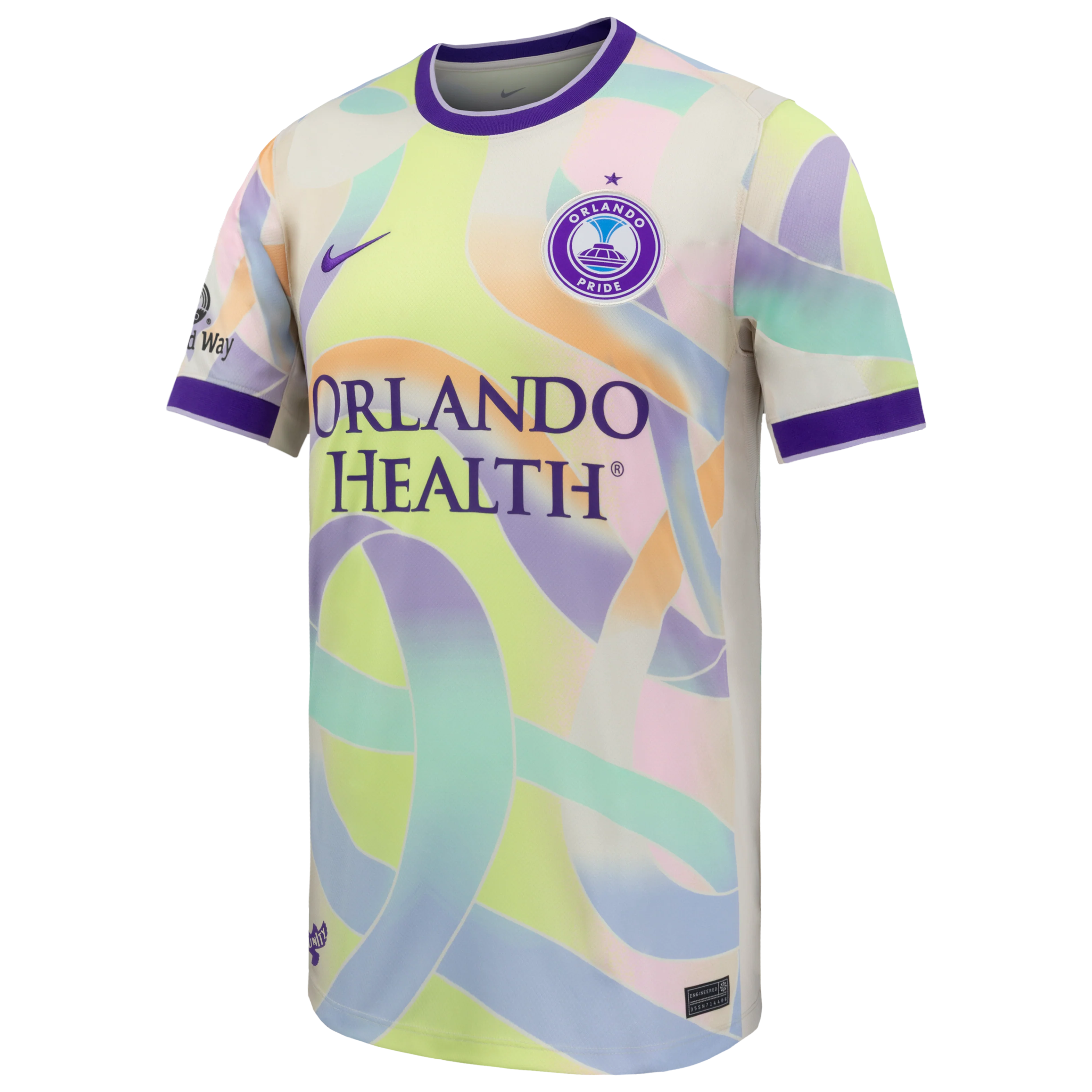 Unisex Orlando Pride Nike 2026 Secondary Unity Replica Marta Jersey - Image 3