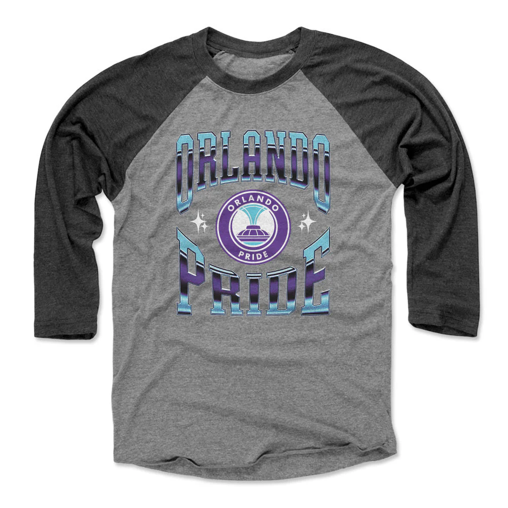 Unisex Orlando Pride Vintage Primary Logo Raglan