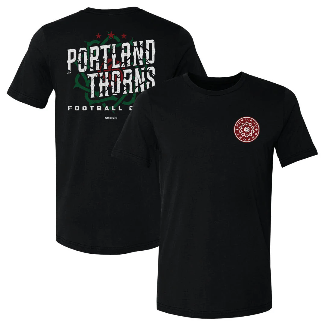 Unisex Portland Thorns Black Hometown Tee