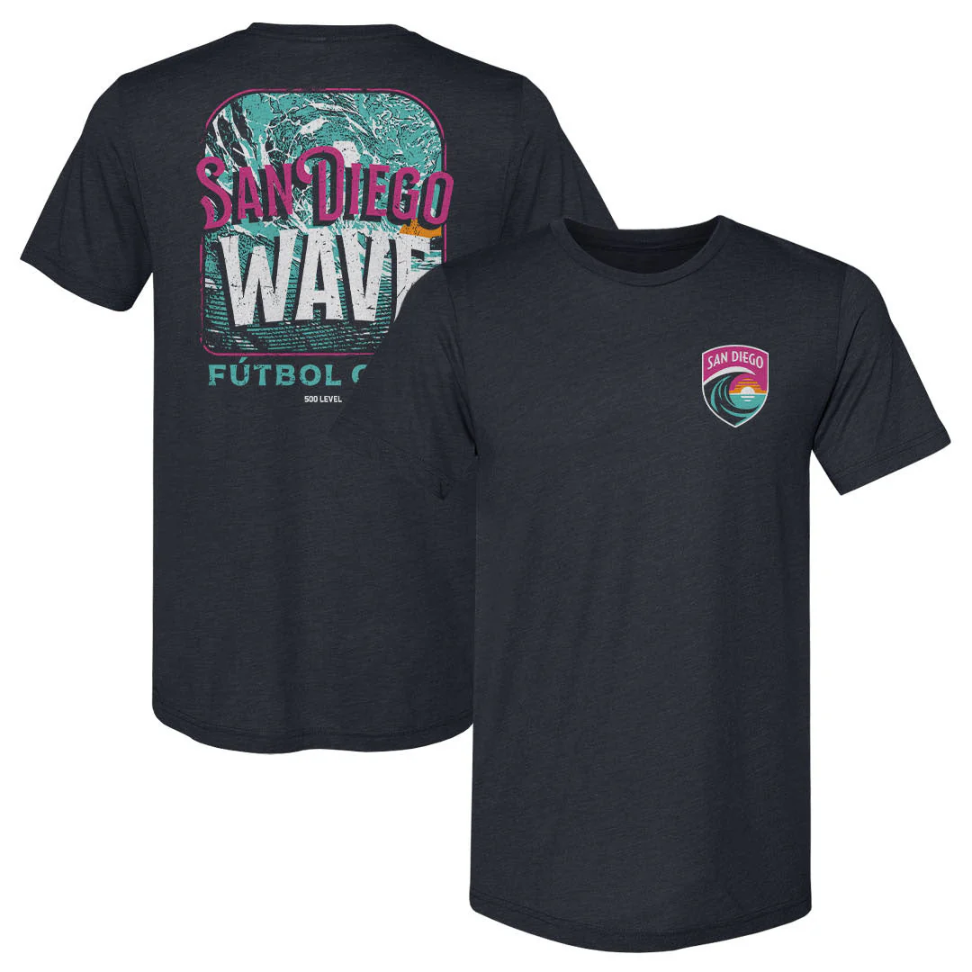 Unisex San Diego Wave Navy Hometown Slim-Fit Tee