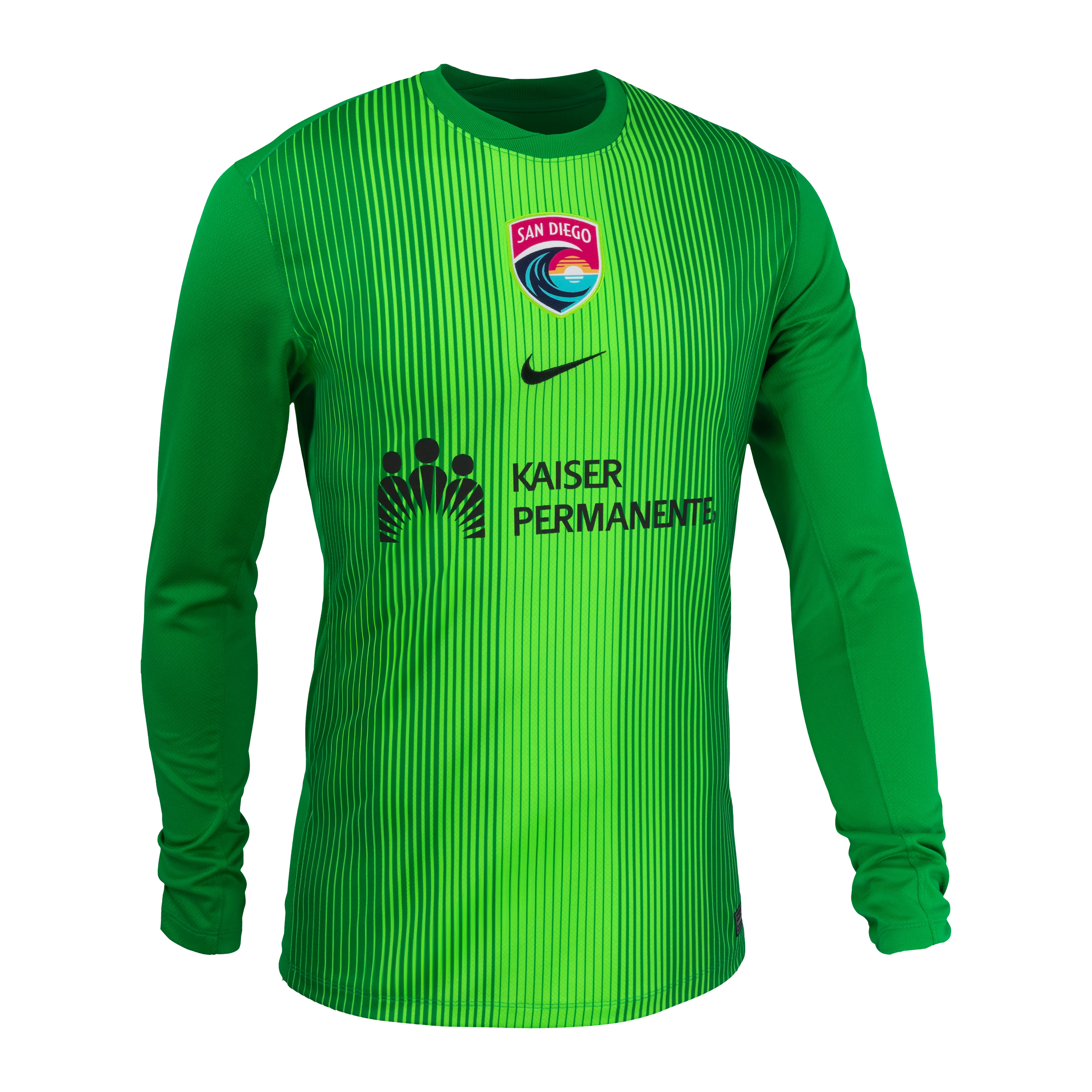 Unisex San Diego Wave Nike Green 2025 Replica Goalkeeper Jersey - Image 3