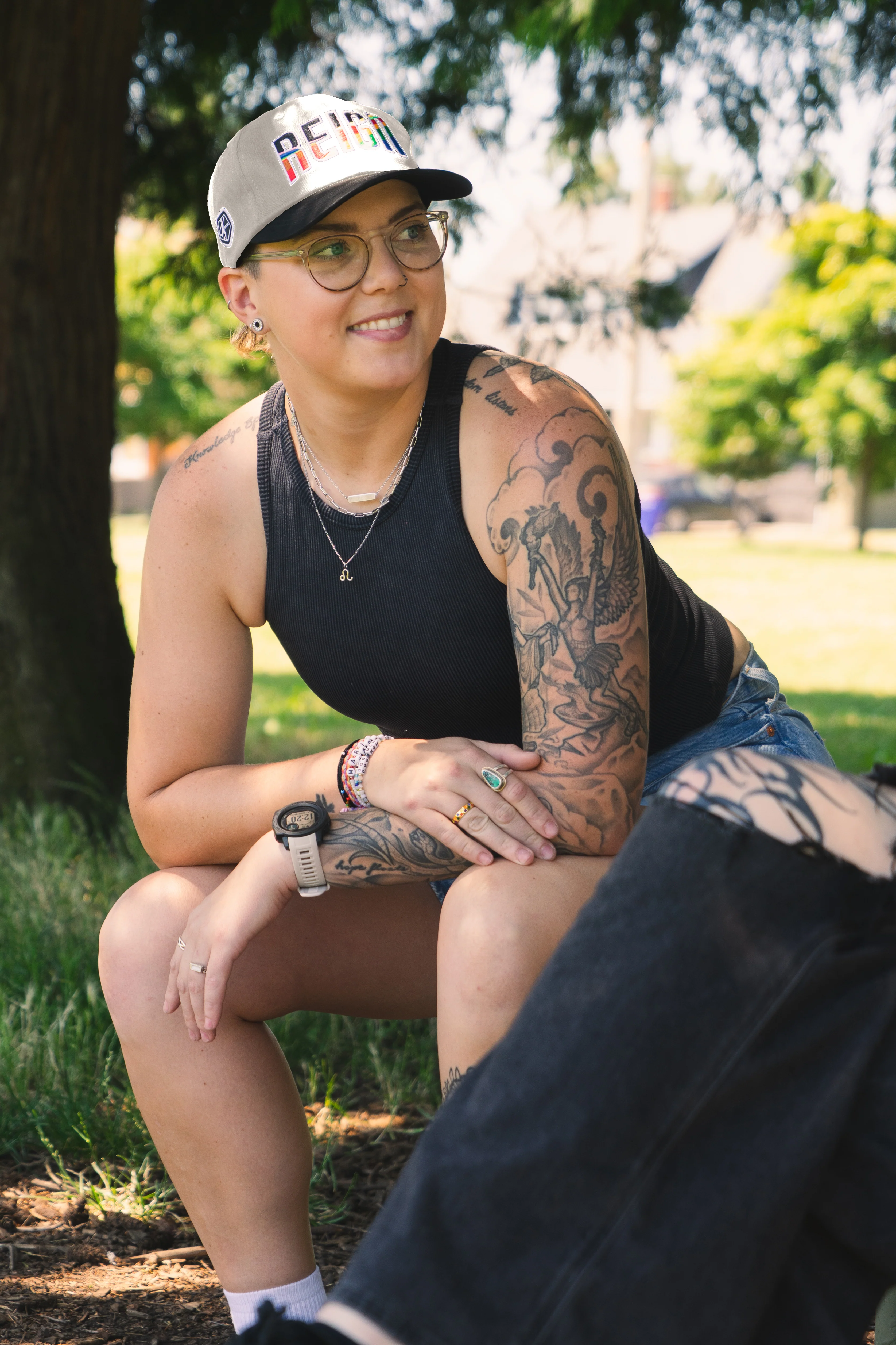 Unisex Seattle Reign FC Two-Toned Pride Hat - Image 5