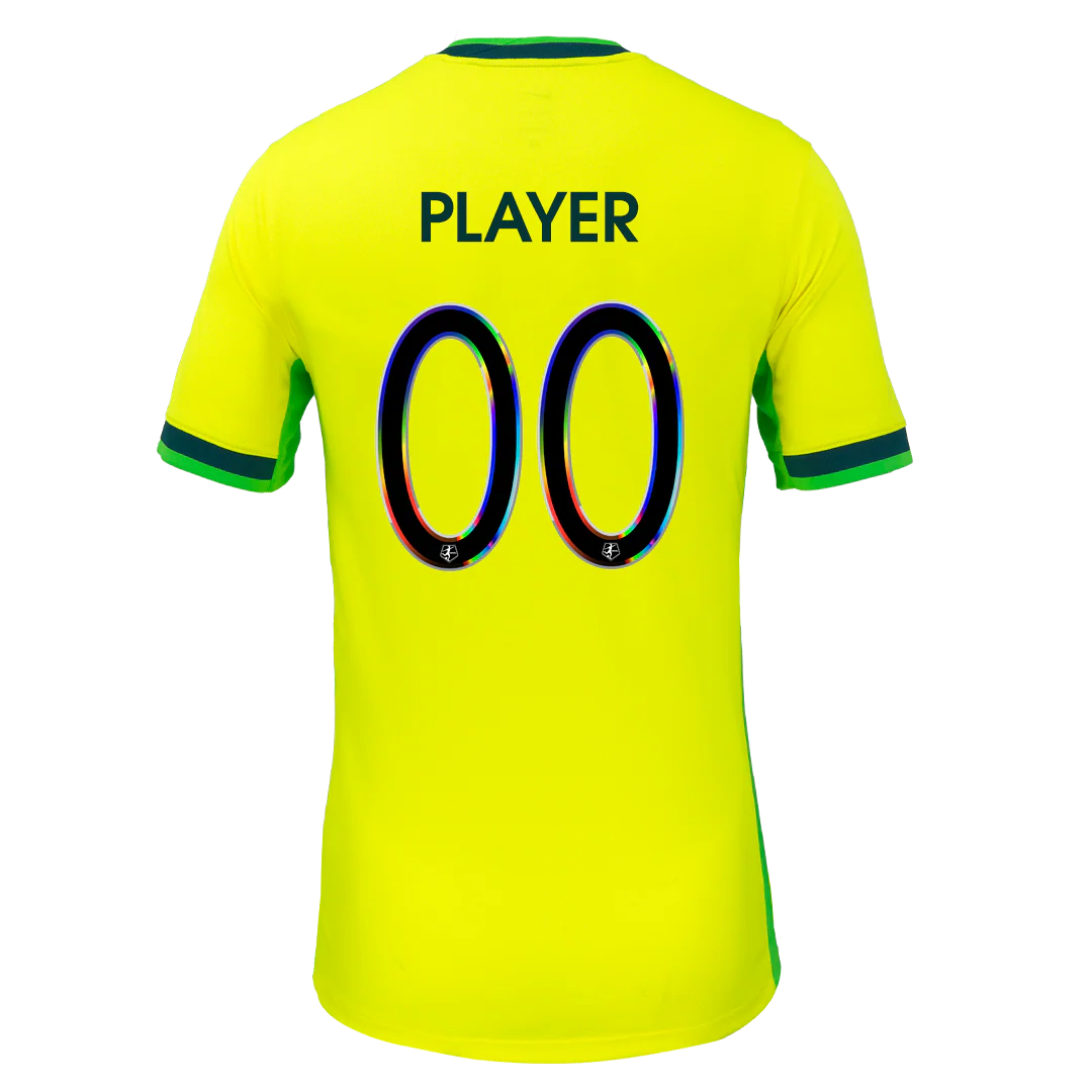 Unisex Washington Spirit Nike Yellow Secondary Replica Jersey - Image 5