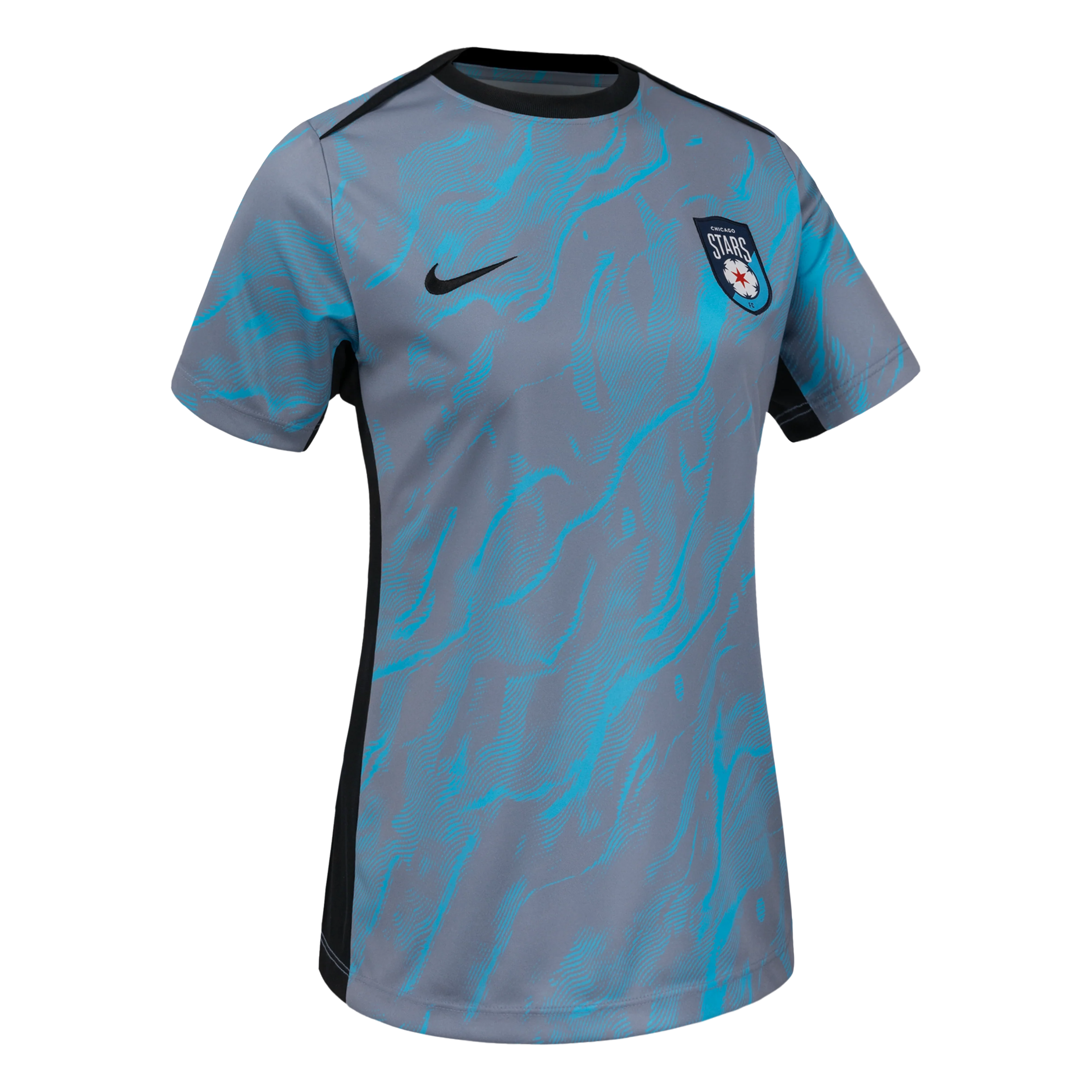Women's Chicago Stars Nike Blue 2025 Pre-Match Top - Image 3