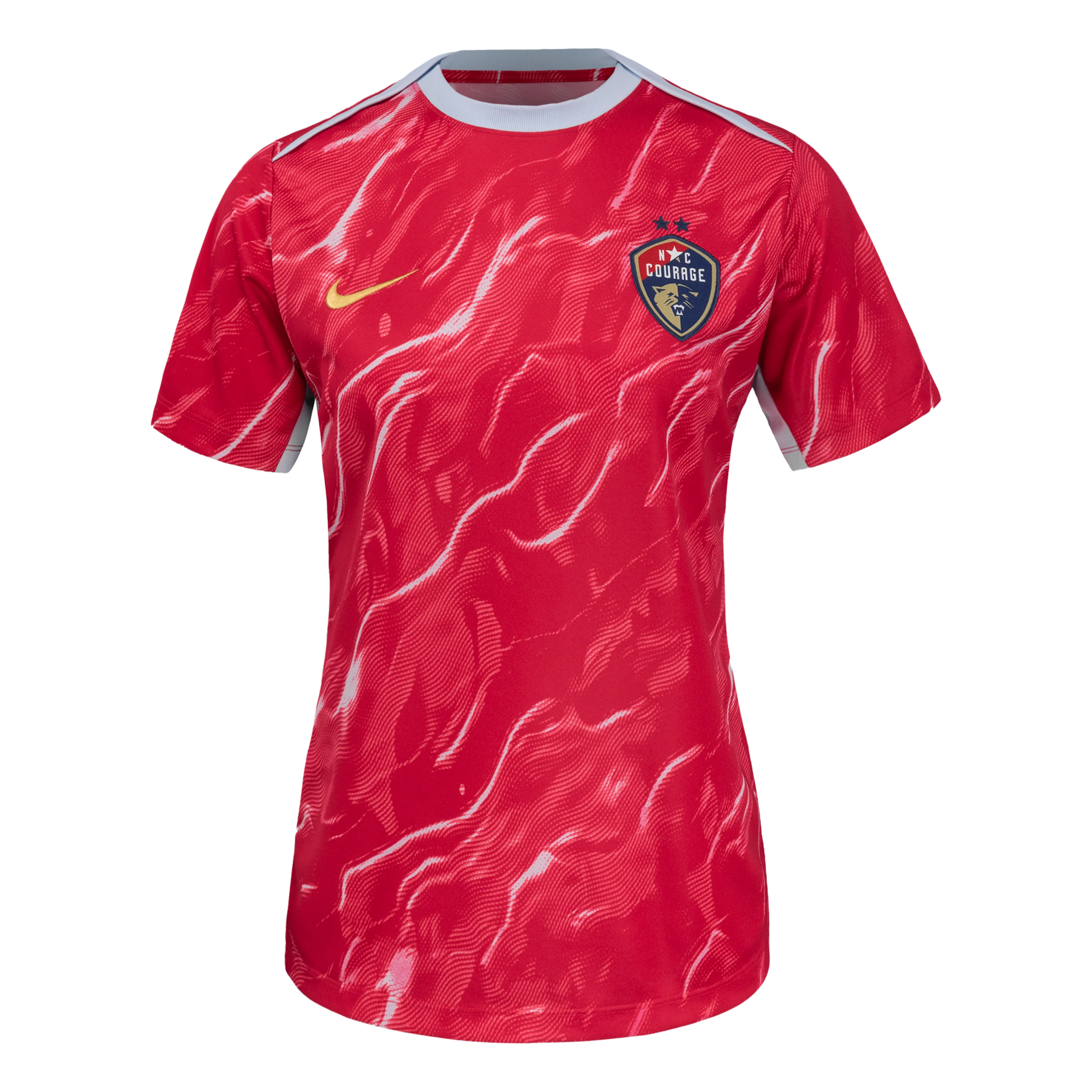 Women's NC Courage Nike Red 2025 Pre-Match Top