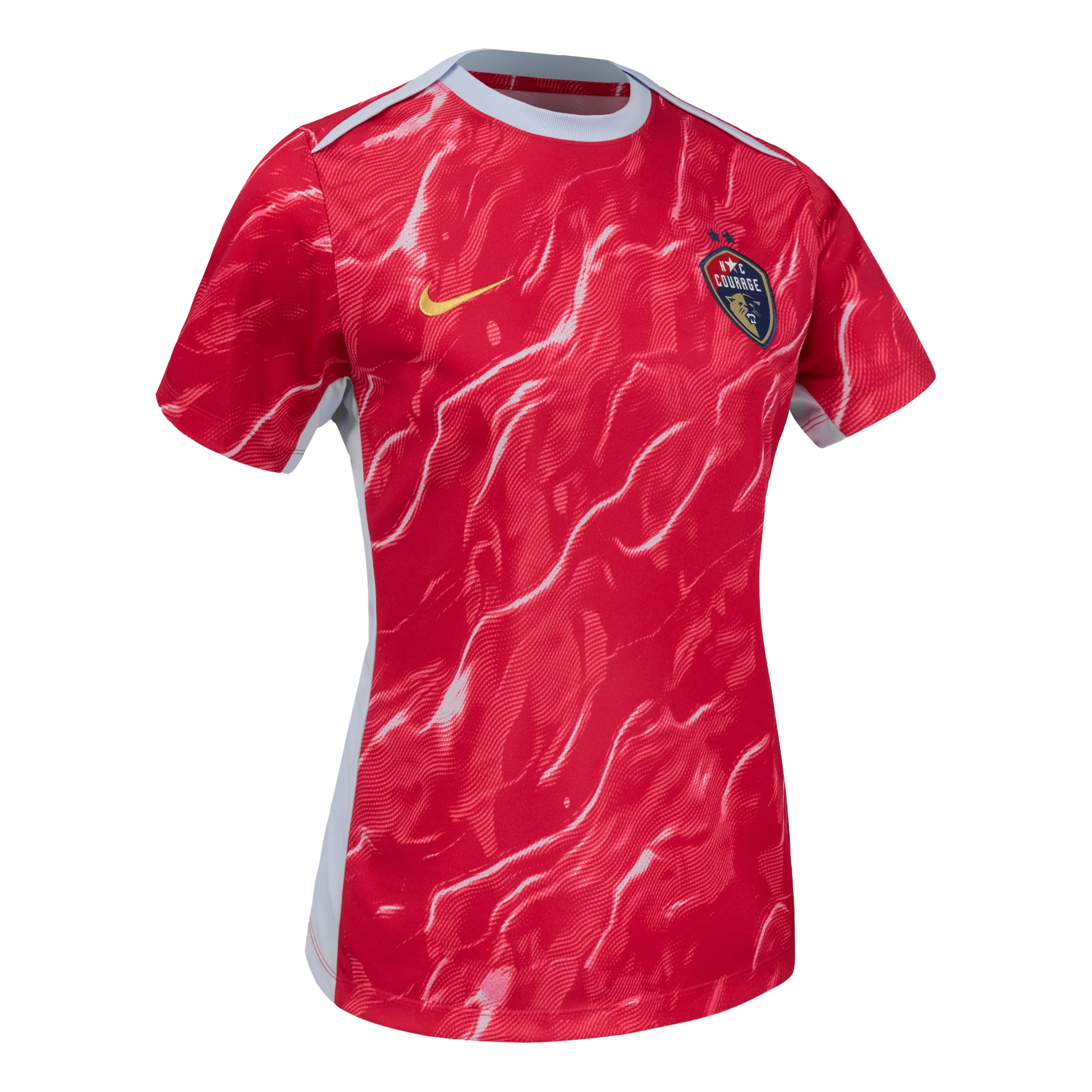 Women's NC Courage Nike Red 2025 Pre-Match Top - Image 3