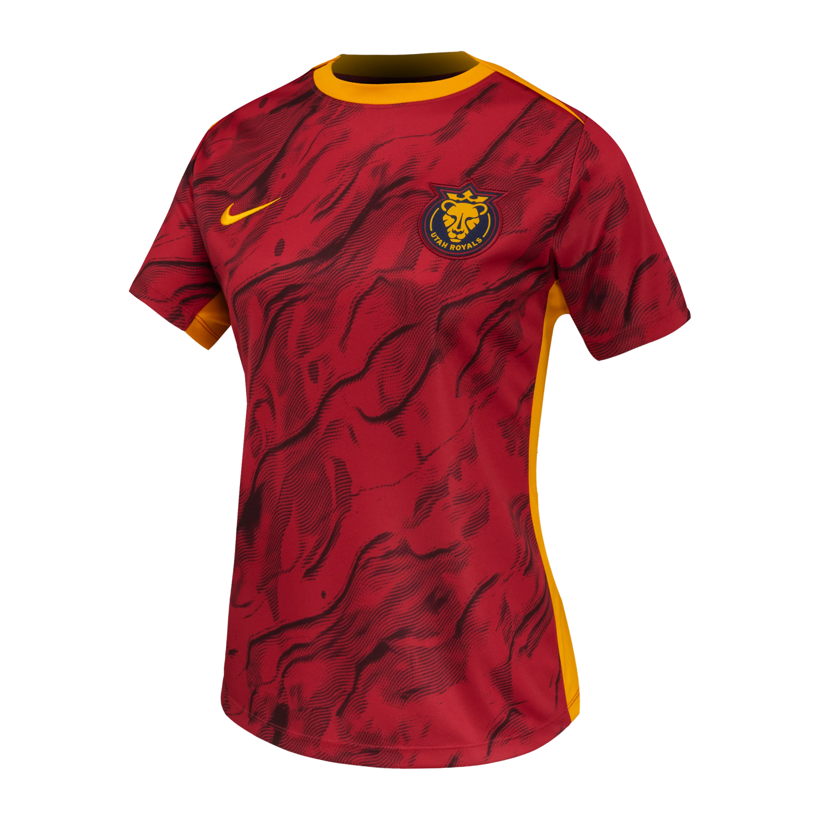 Women's Utah Royals Nike Burgundy 2025 Pre-Match Top - Image 2