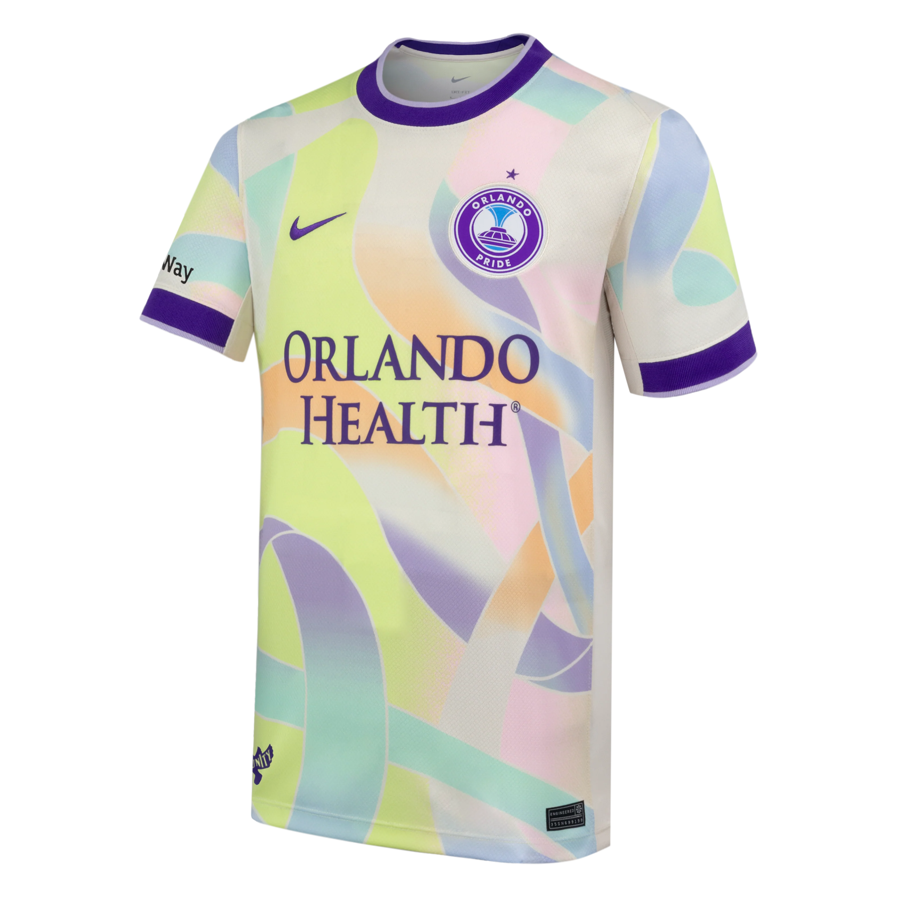 2026 Youth Orlando Pride Nike Secondary Unity Replica Customizable Jersey - Image 3