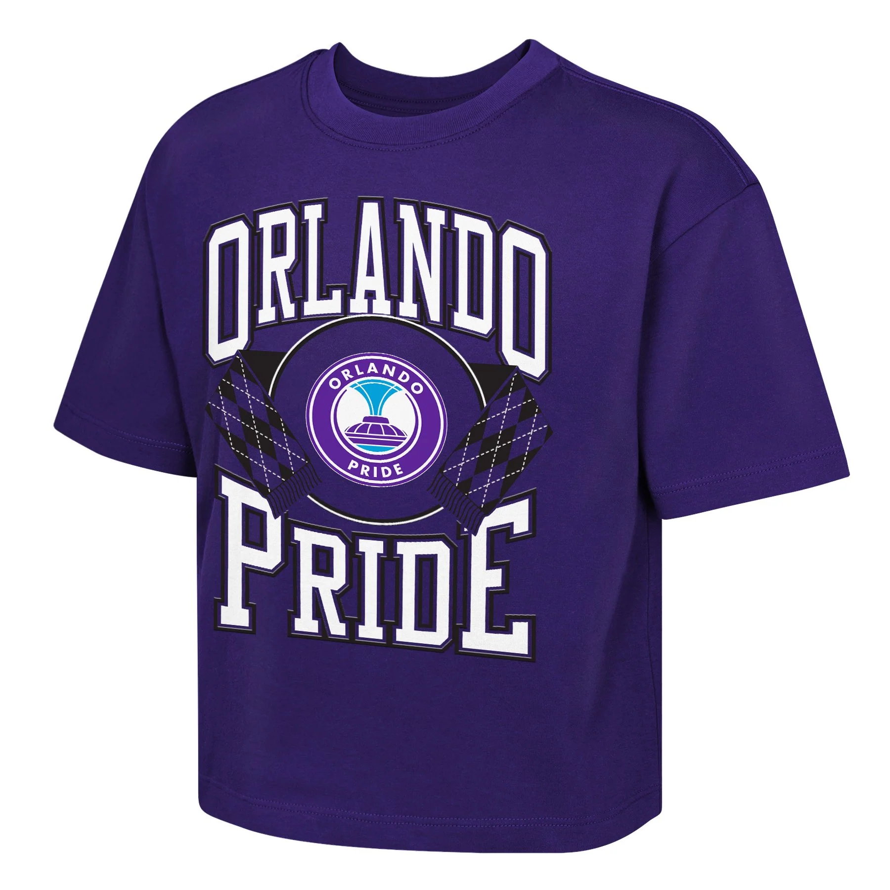 Youth Orlando Pride Stack Short Sleeve Boxy Tee
