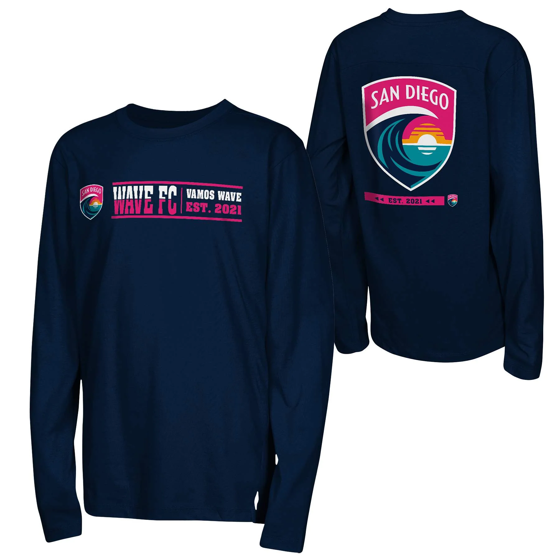 Youth San Diego Wave FC Ecstatic Long Sleeve Tee - Image 3